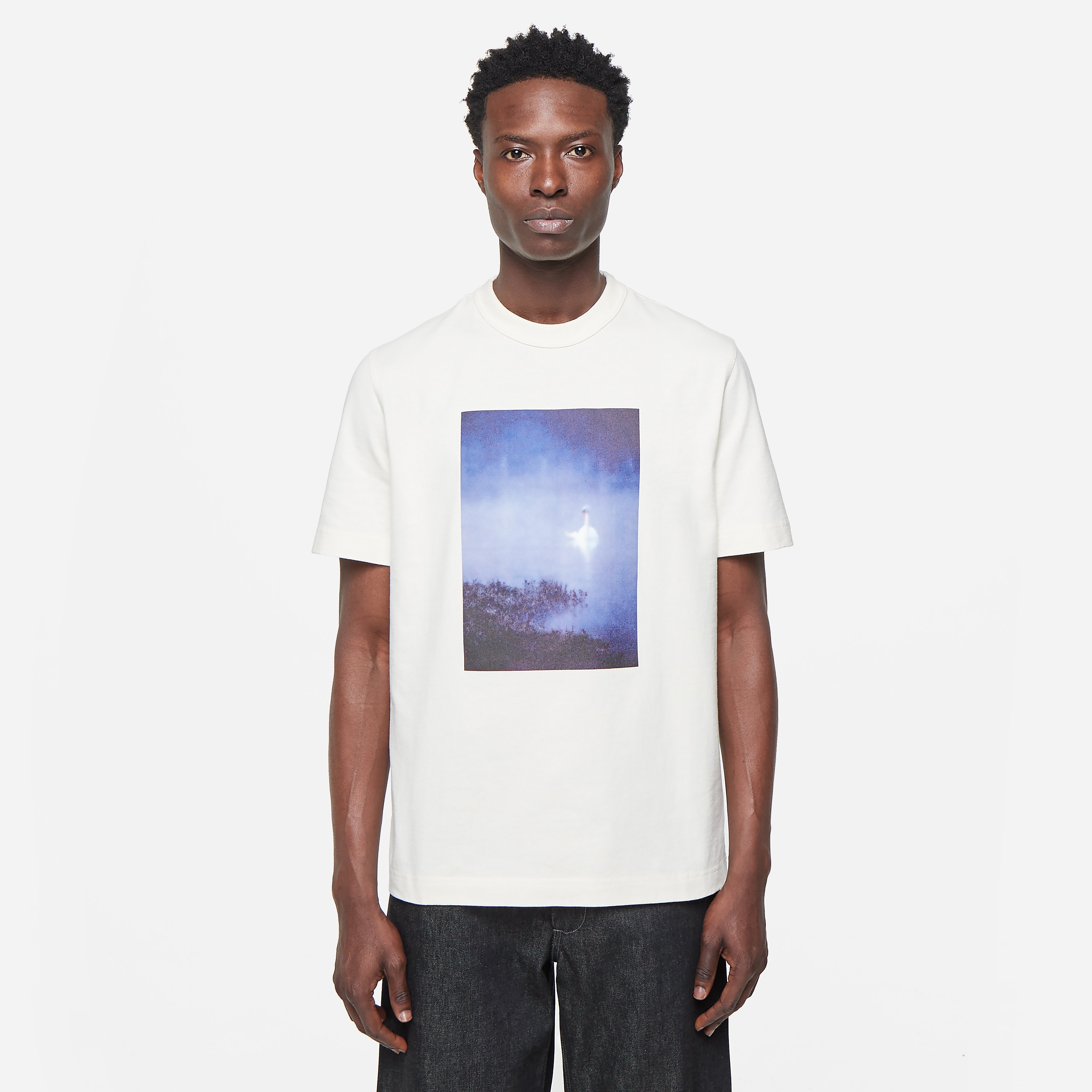 Tシャツ・カットソー Barbour Barbour x NOAH 'Archive Swan' T-shirt Barbour x Noah Floral T-Shirt Grey | BSTN Store
