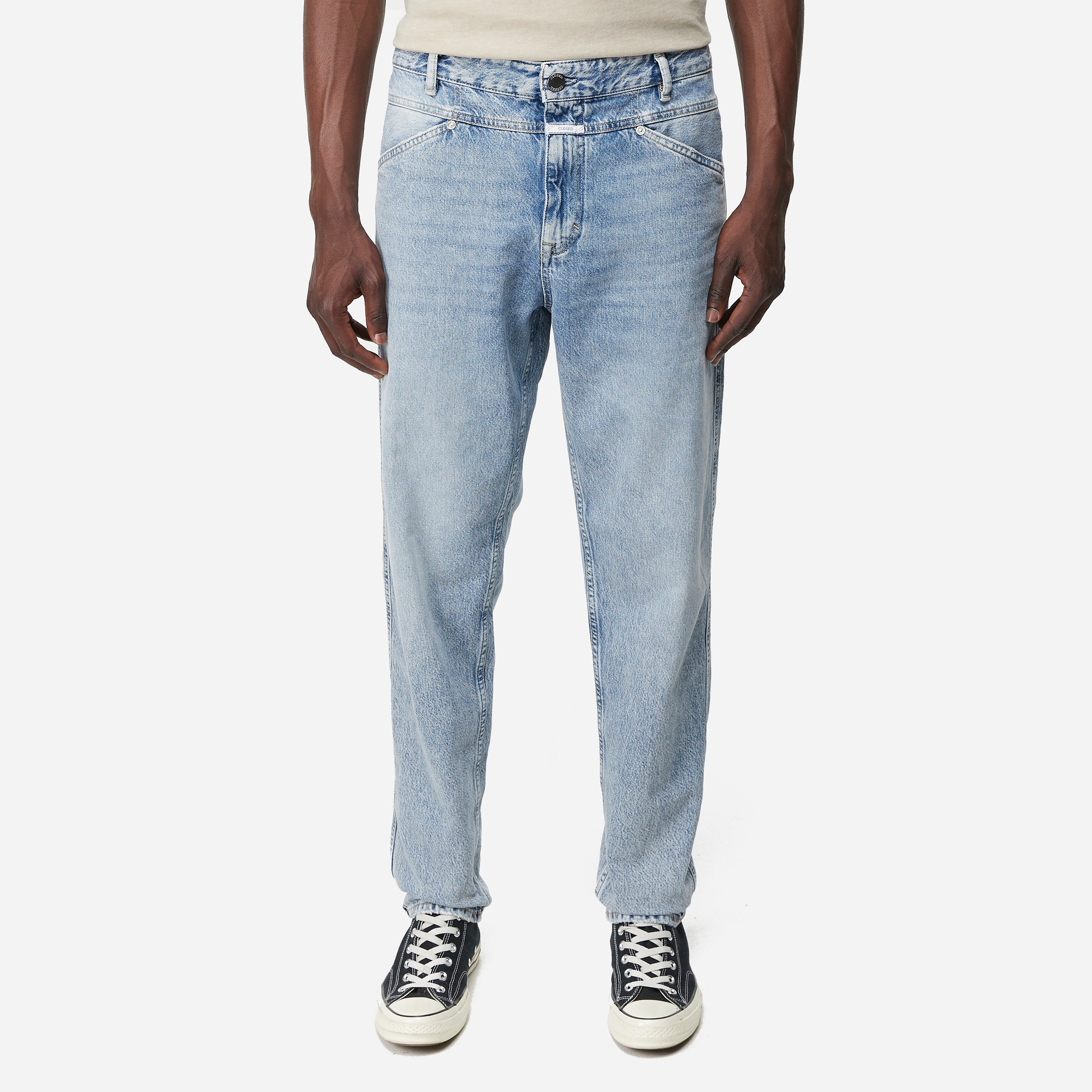 Closed X-Lent Tapered Jeans, Blue