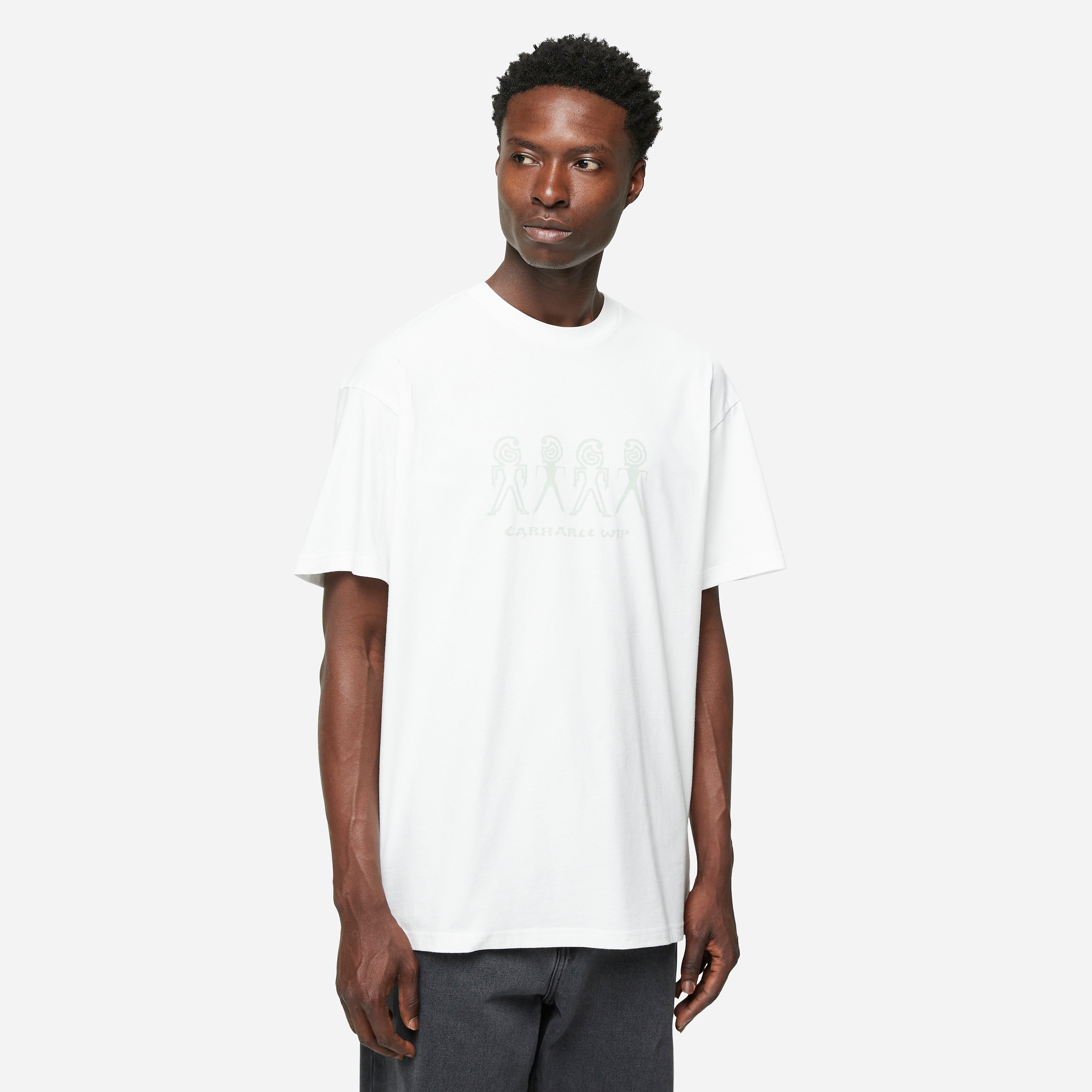 [CARHARTTWIP] S/S TERRESTRIAL T-SHIRT ★大人気★ Carhartt WIP Terrestrial T-Shirt, Grey - Curated Menswear