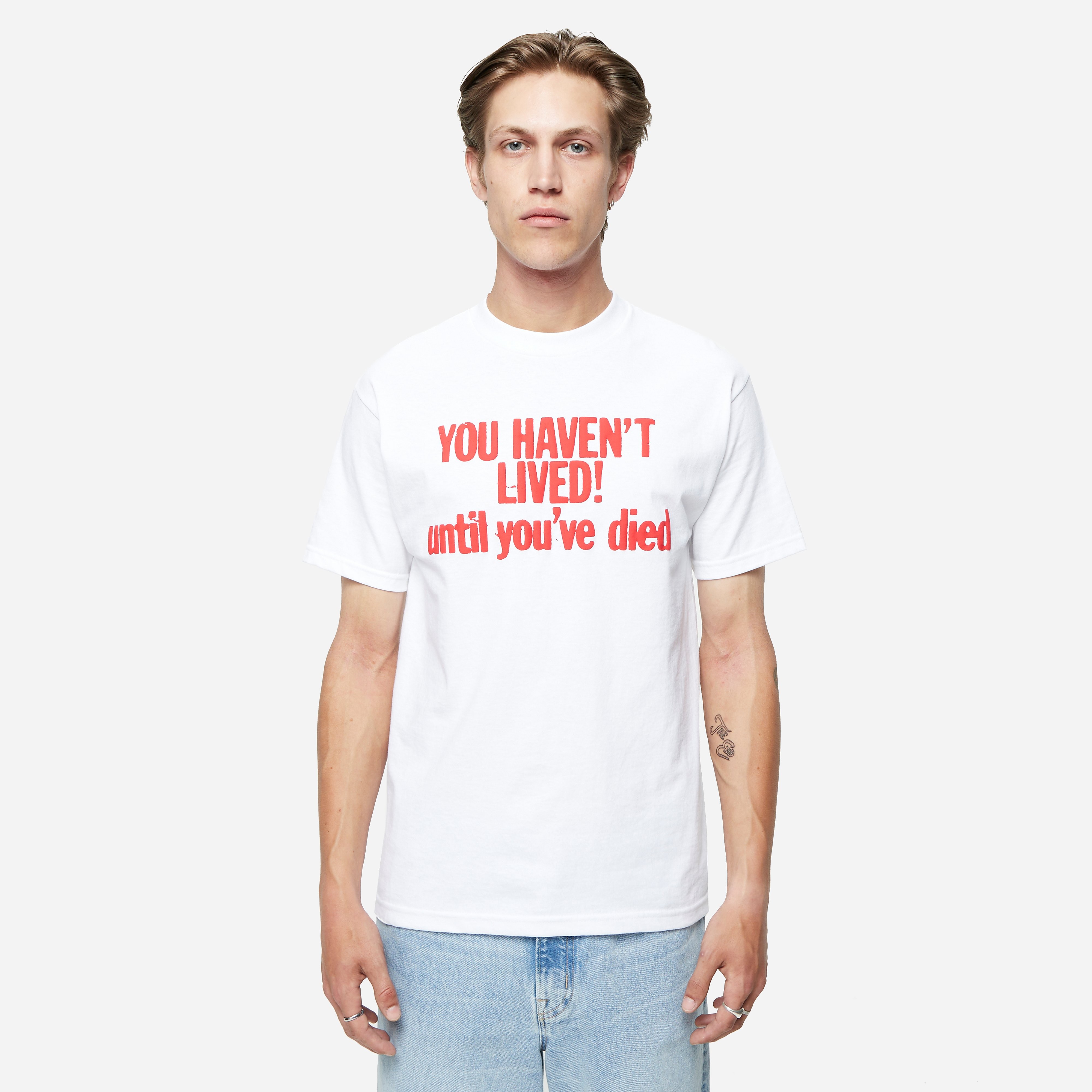 Nancy LIVED? T-Shirt, White