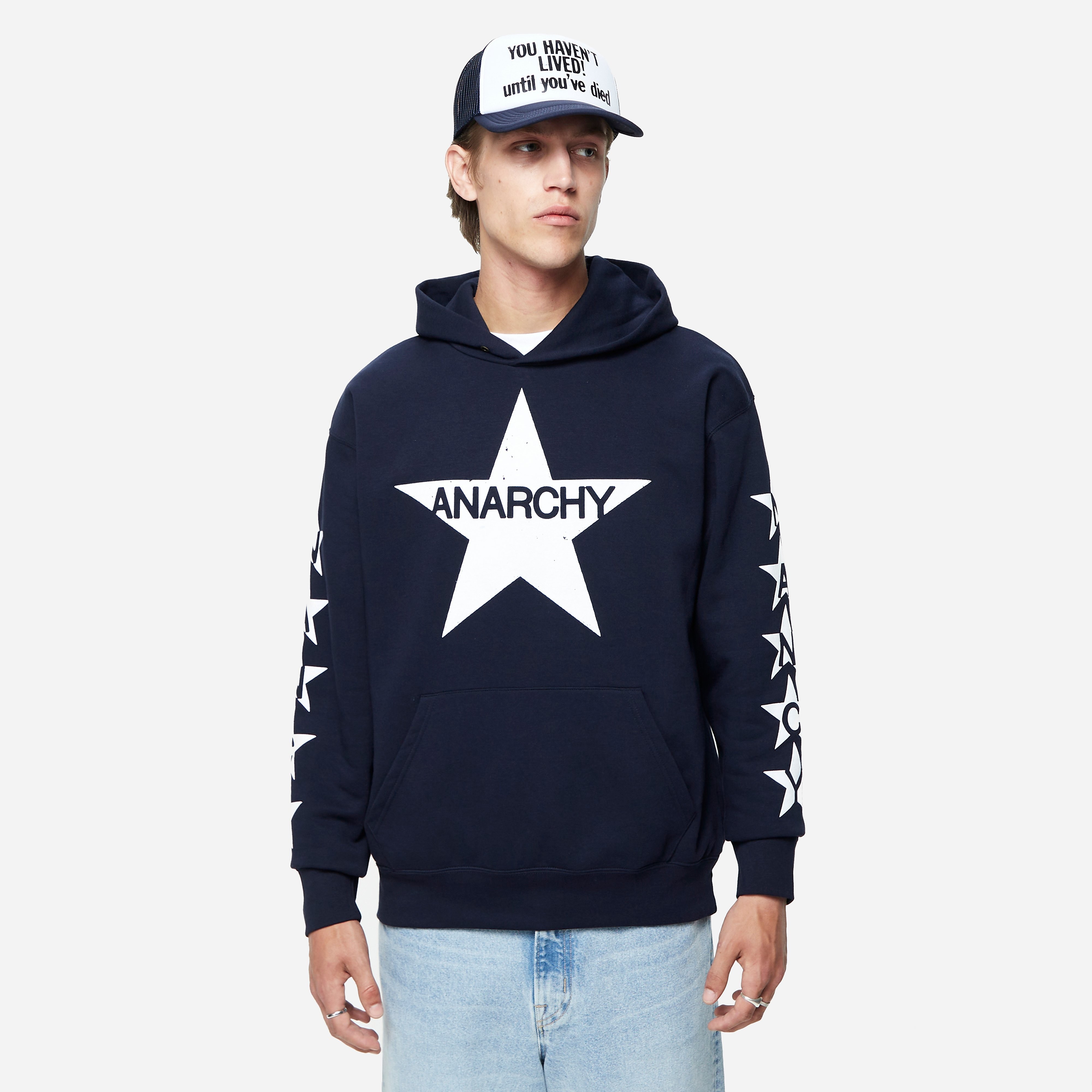 Nancy Anarchy Hoodie, Navy