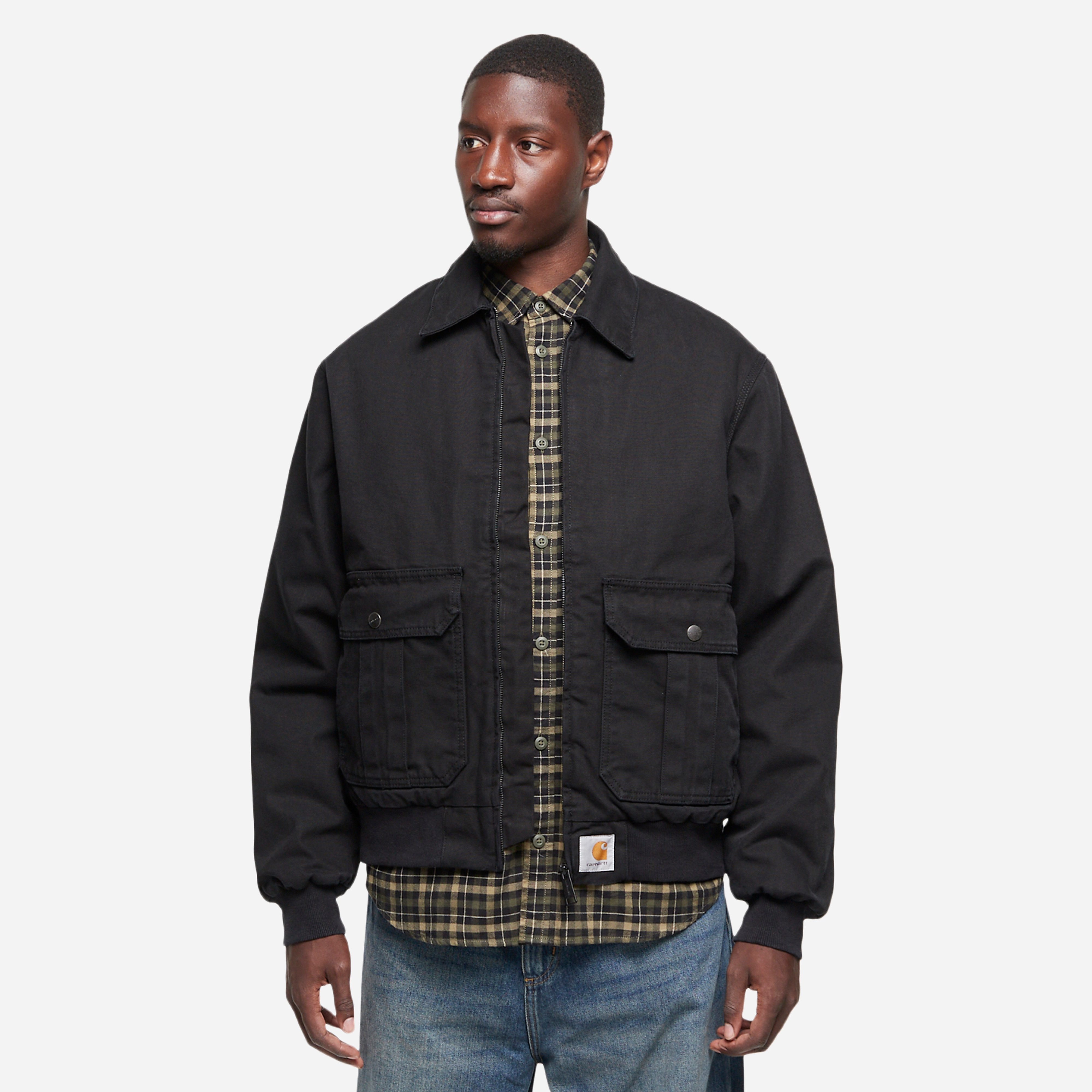 Carhartt WIP Myles Blazer, Black - Curated Menswear