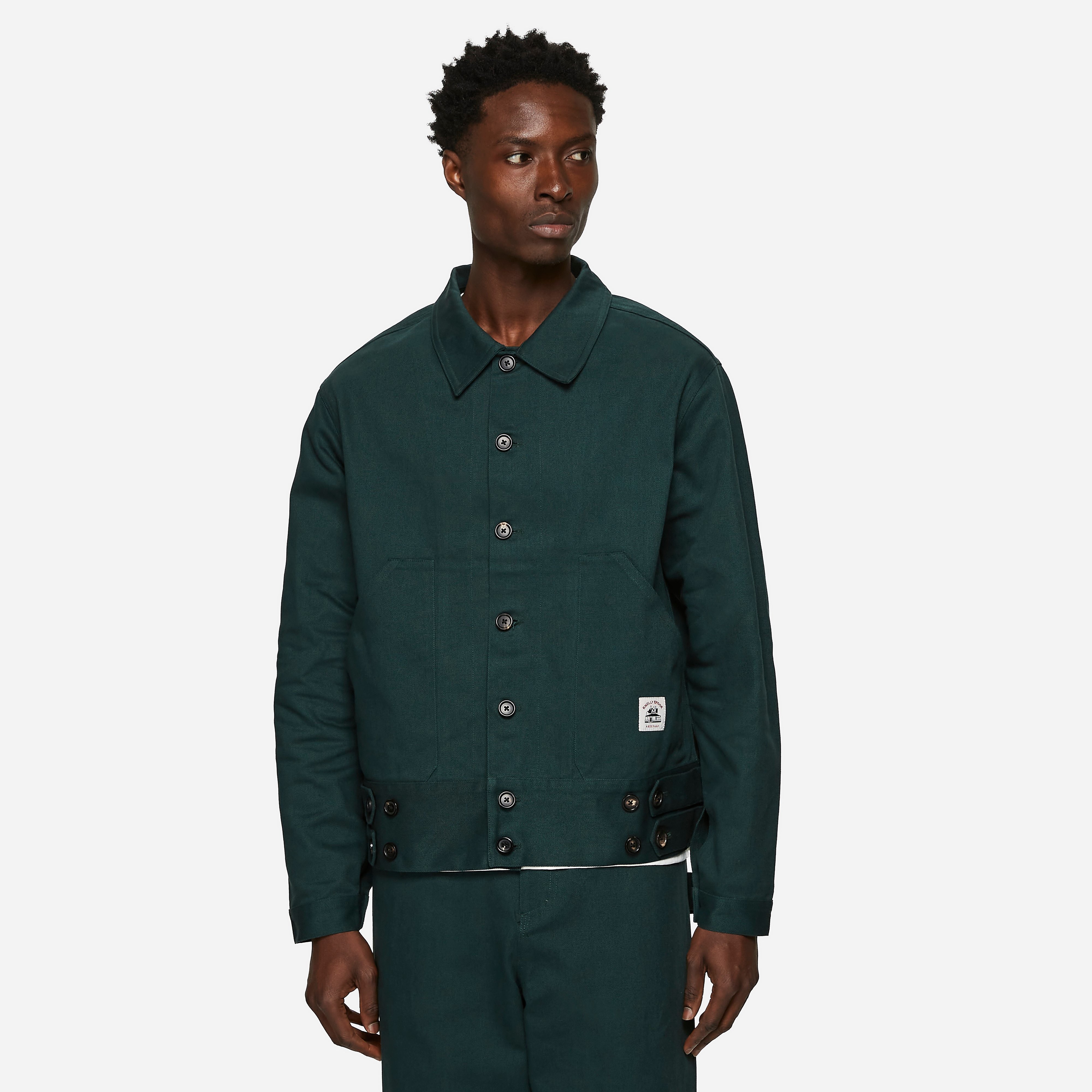 BODE Brook Side Tab Jacket, Green
