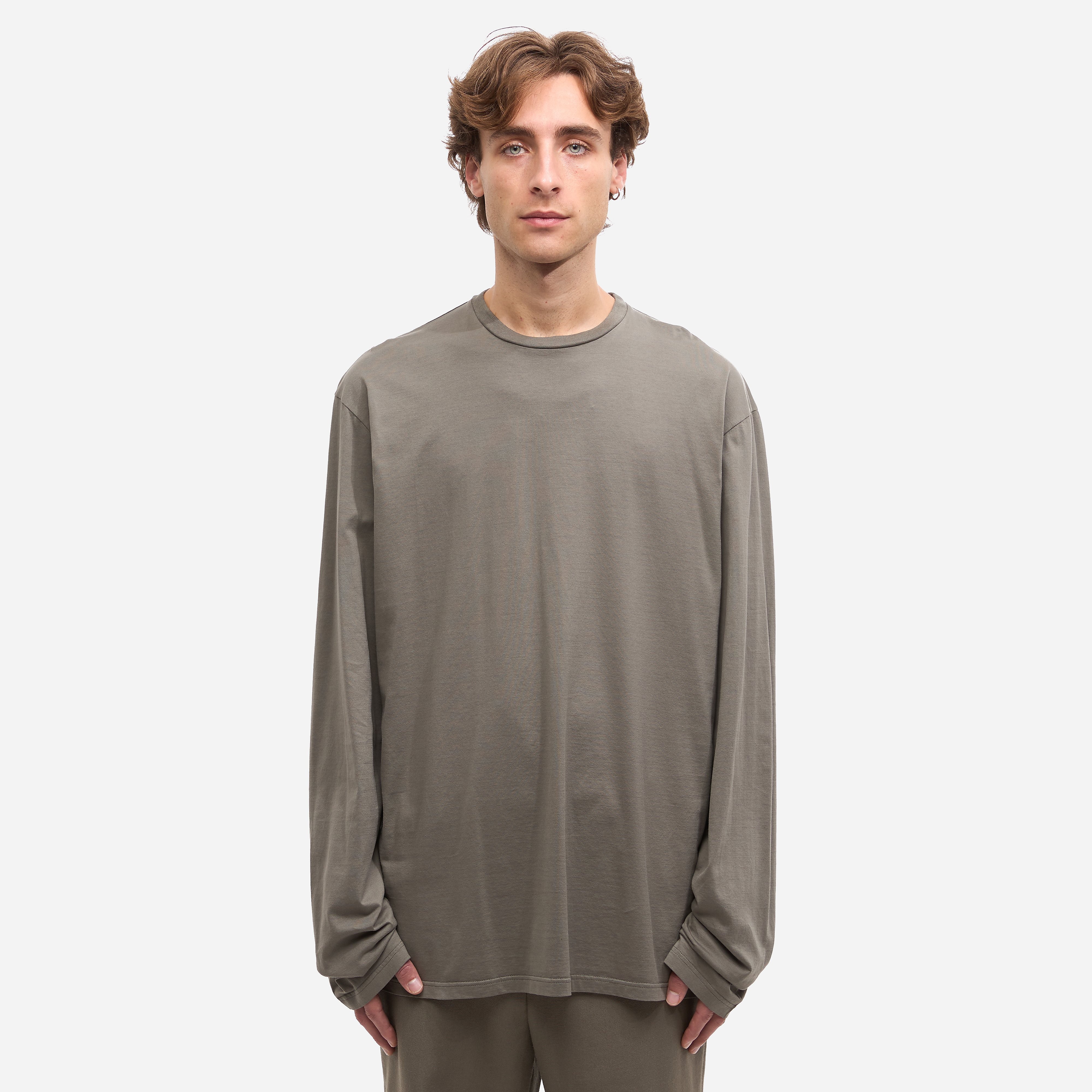 RIER Roundneck Camoscio Long Sleeve T-Shirt