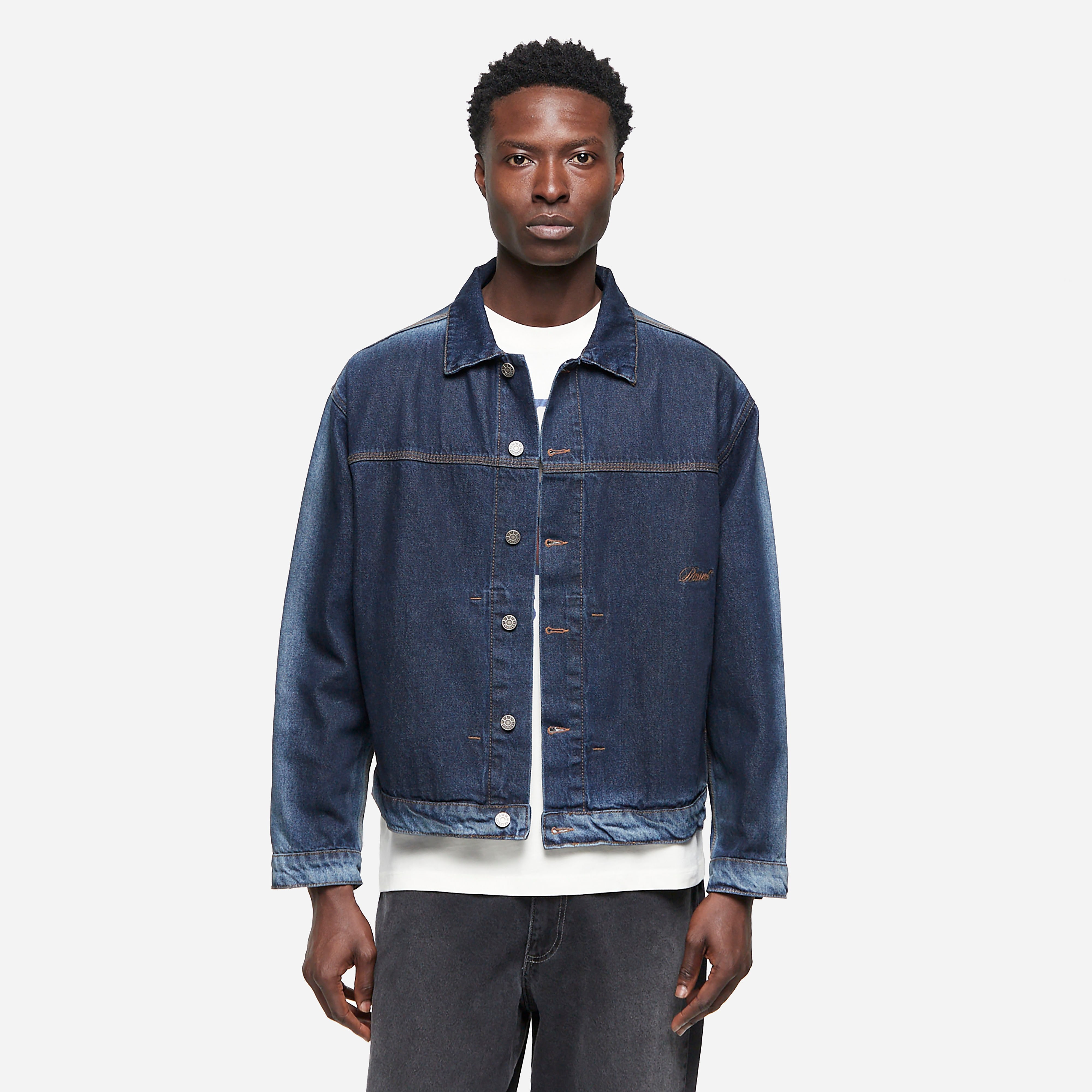 Rassvet Shadow Wash Denim Jacket, Blue