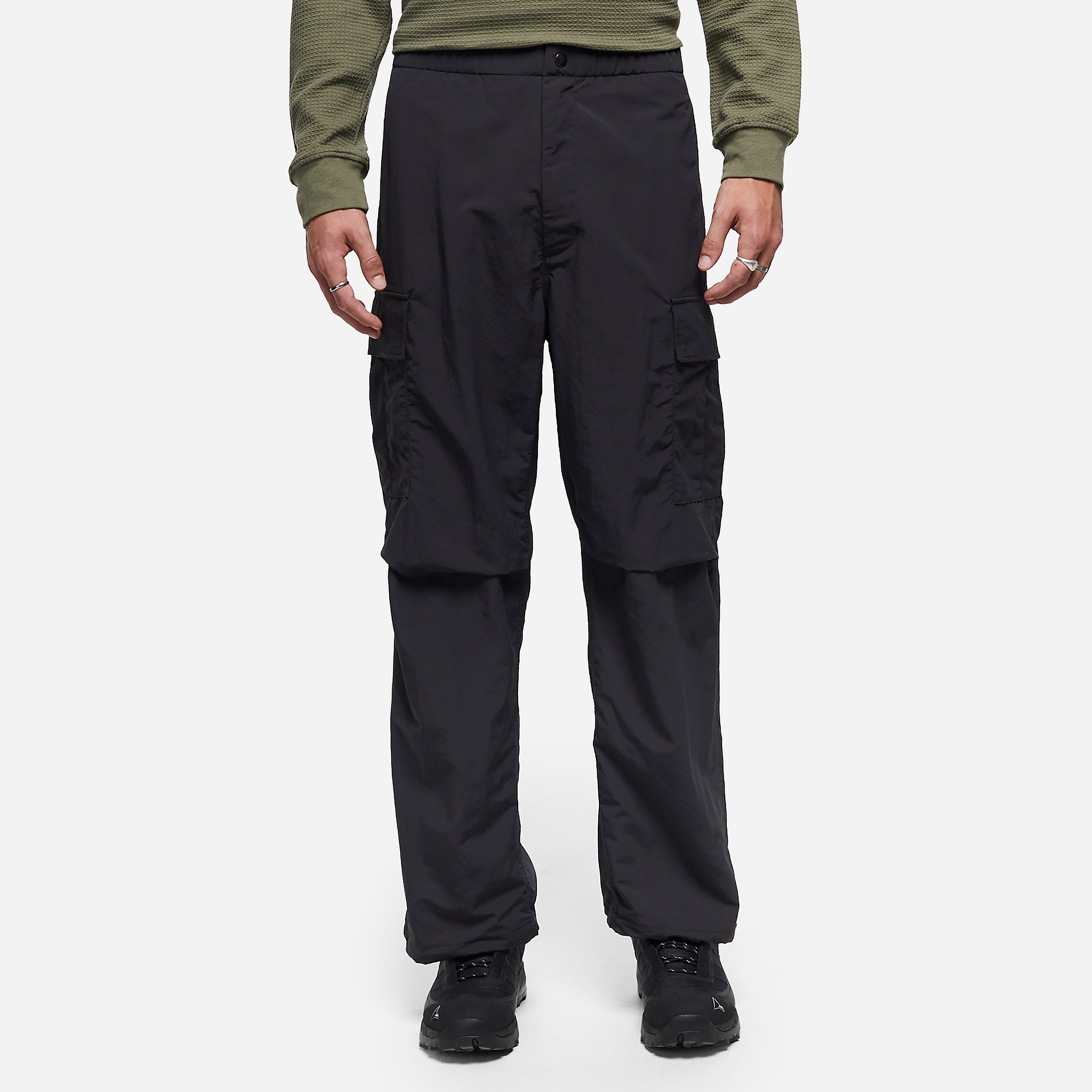 Goldwin Dope Dyed Tussah Cargo Pant, Grey