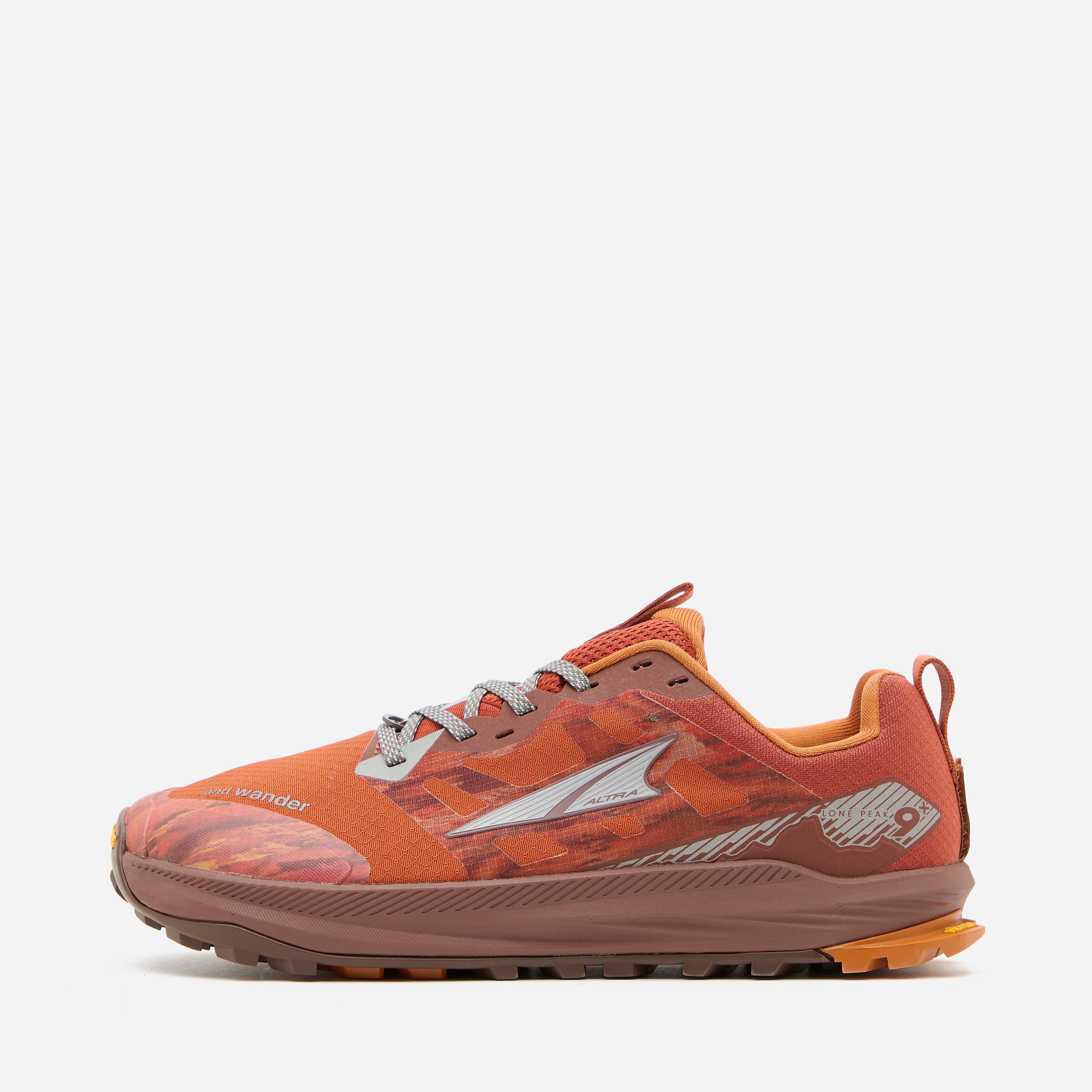 and wander x Altra LONE PEAK 9+, Orange