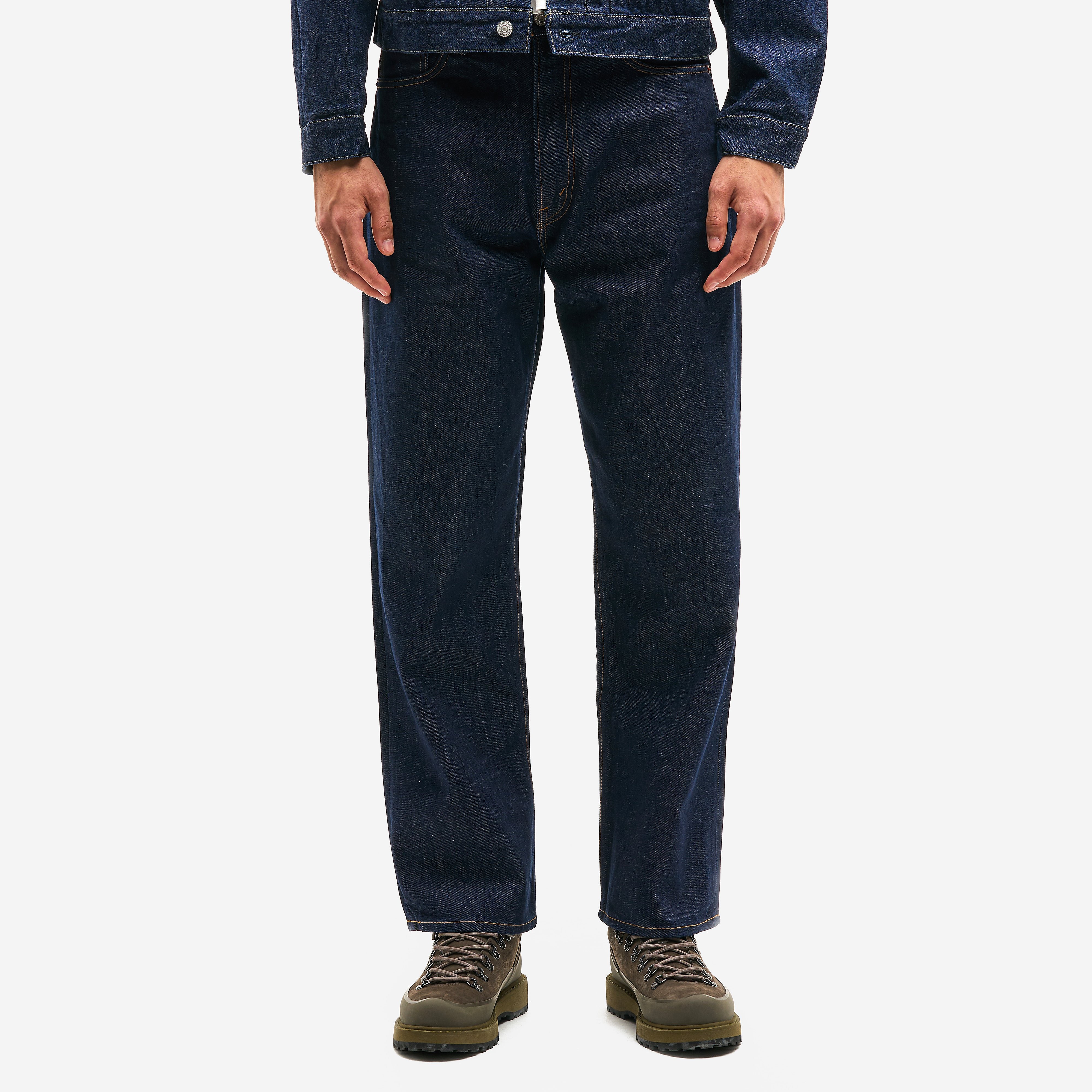 orSlow 101 Dad Fit One Wash Jean, Blue