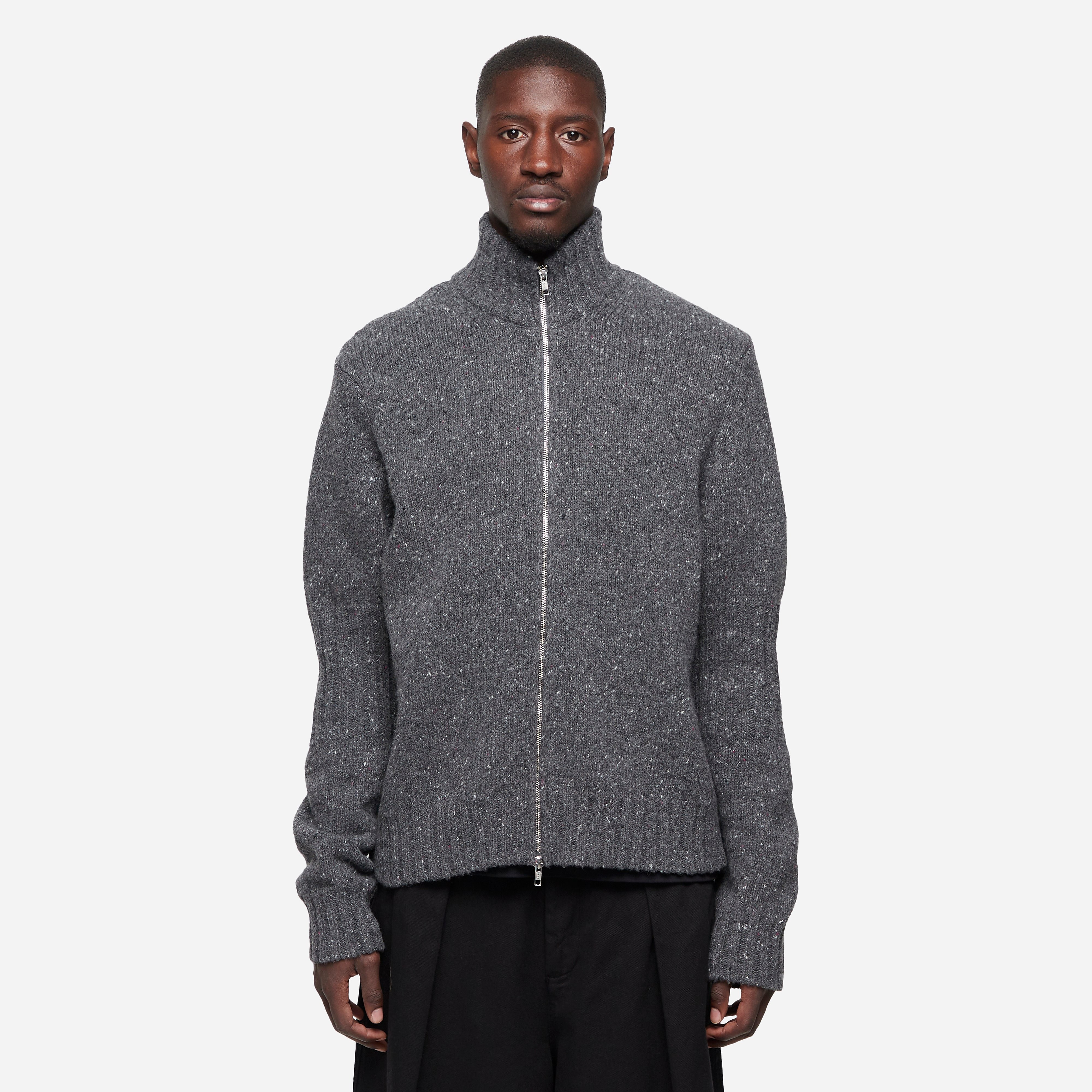 YMC Rat Pack Cardigan, Blue - Curated Menswear