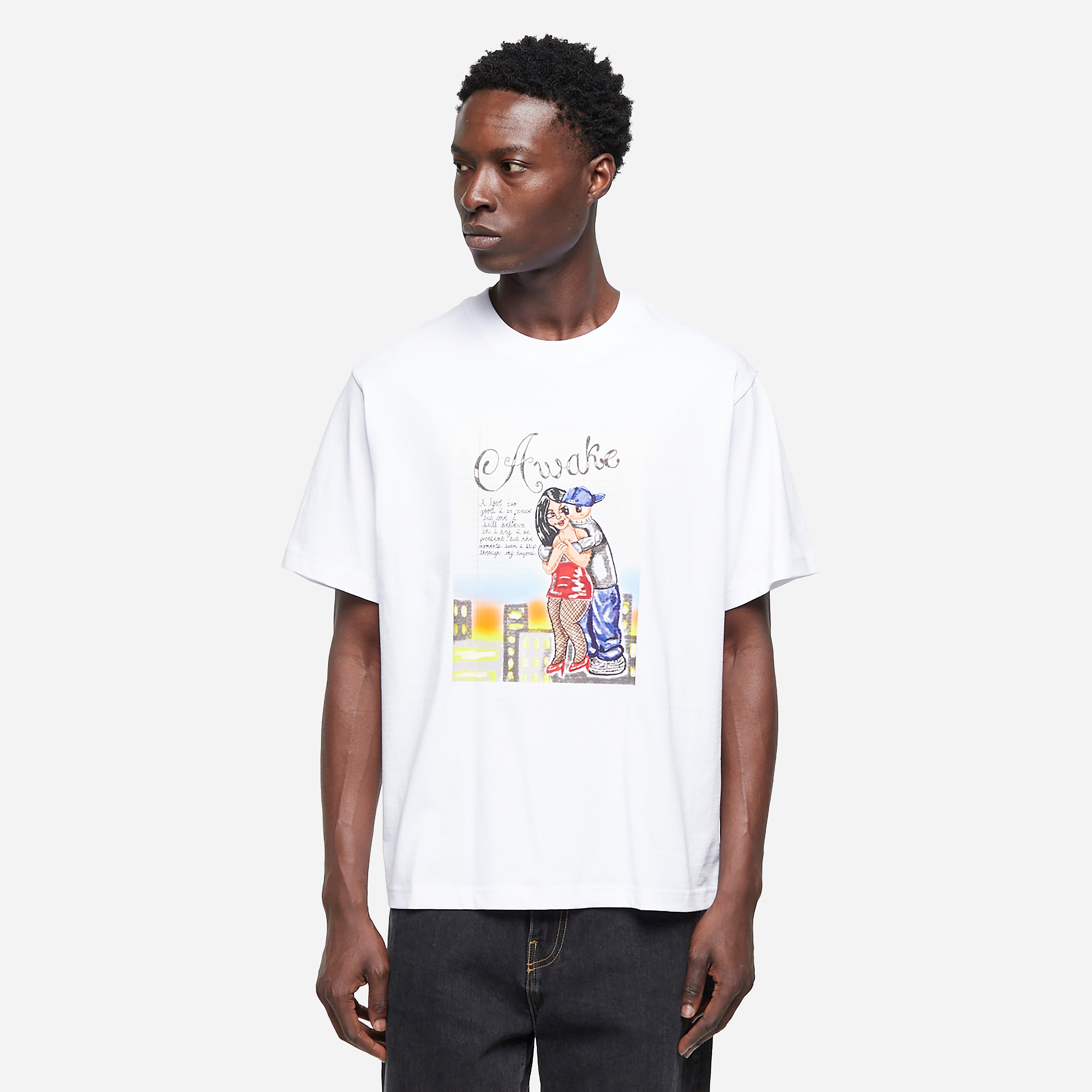 Awake NY Love Letter T-Shirt, White