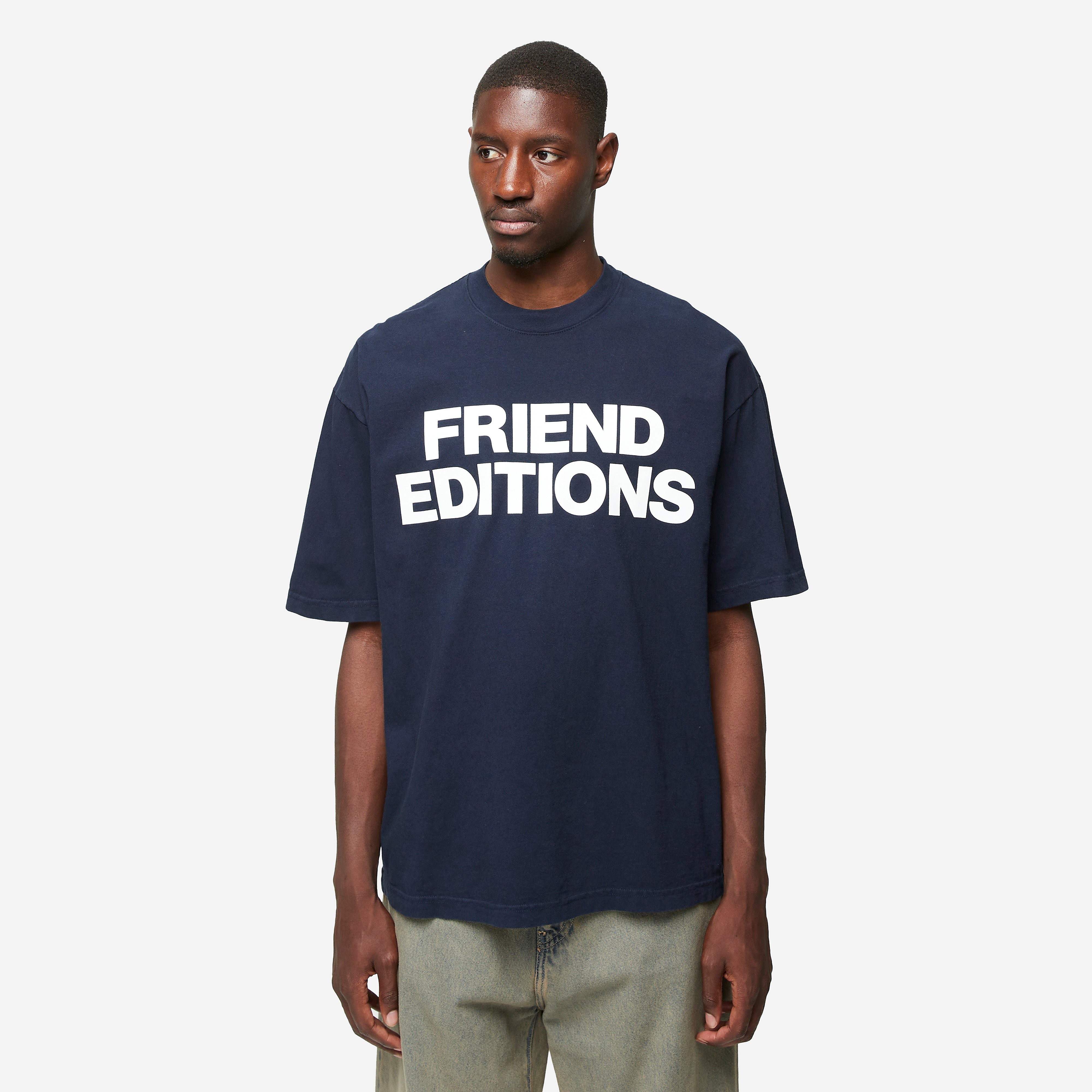 FRIEND EDITIONS Monogram T-Shirt, Navy