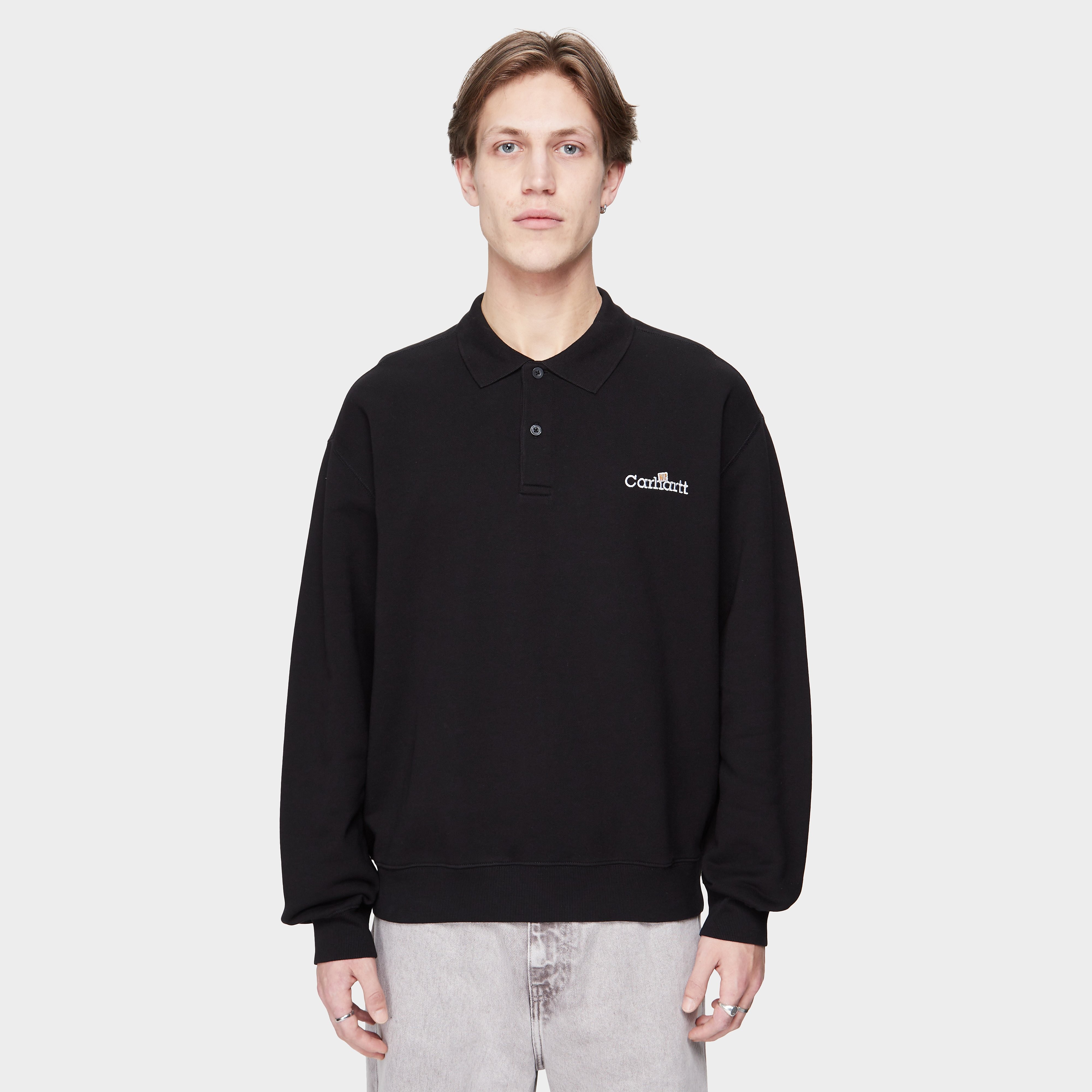 Carhartt WIP Kendricks Polo, Navy - Curated Menswear