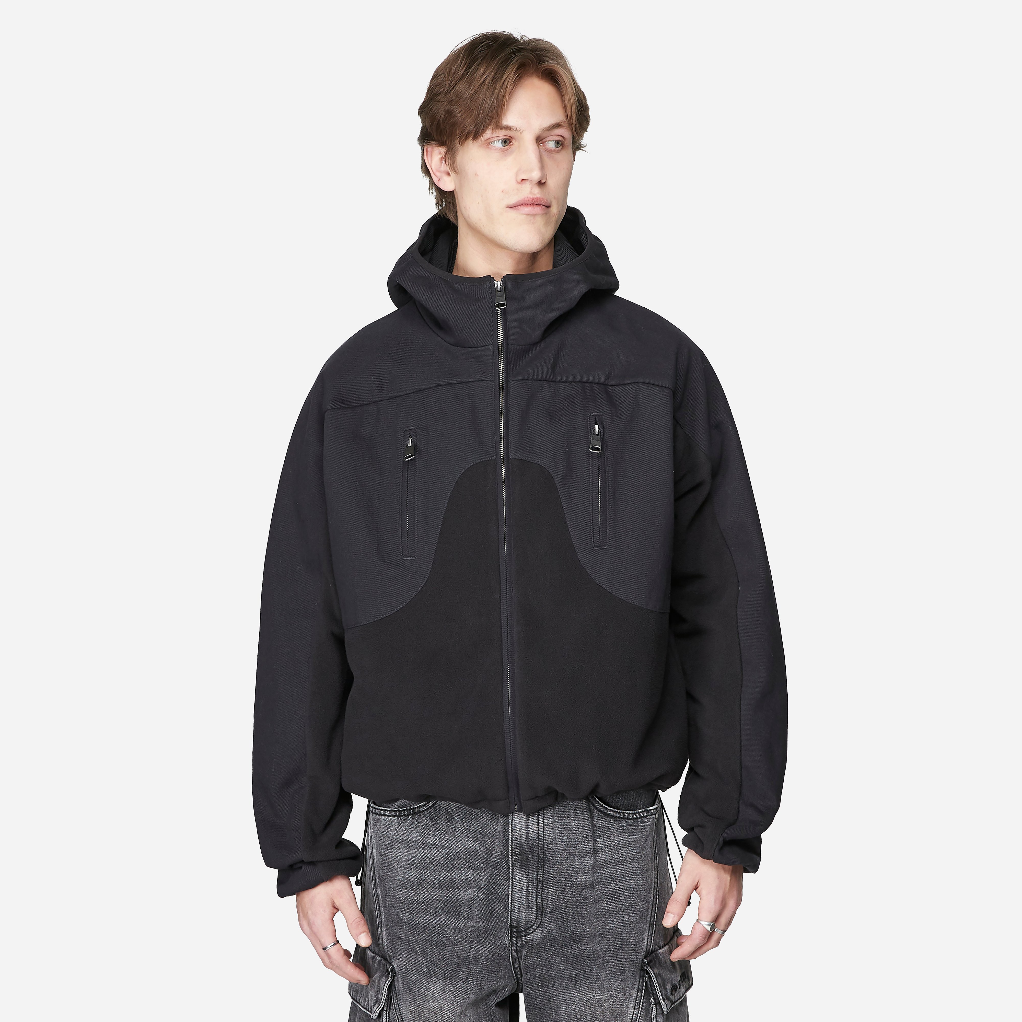 Alte Systems Rupture Fleece Jacket in Black