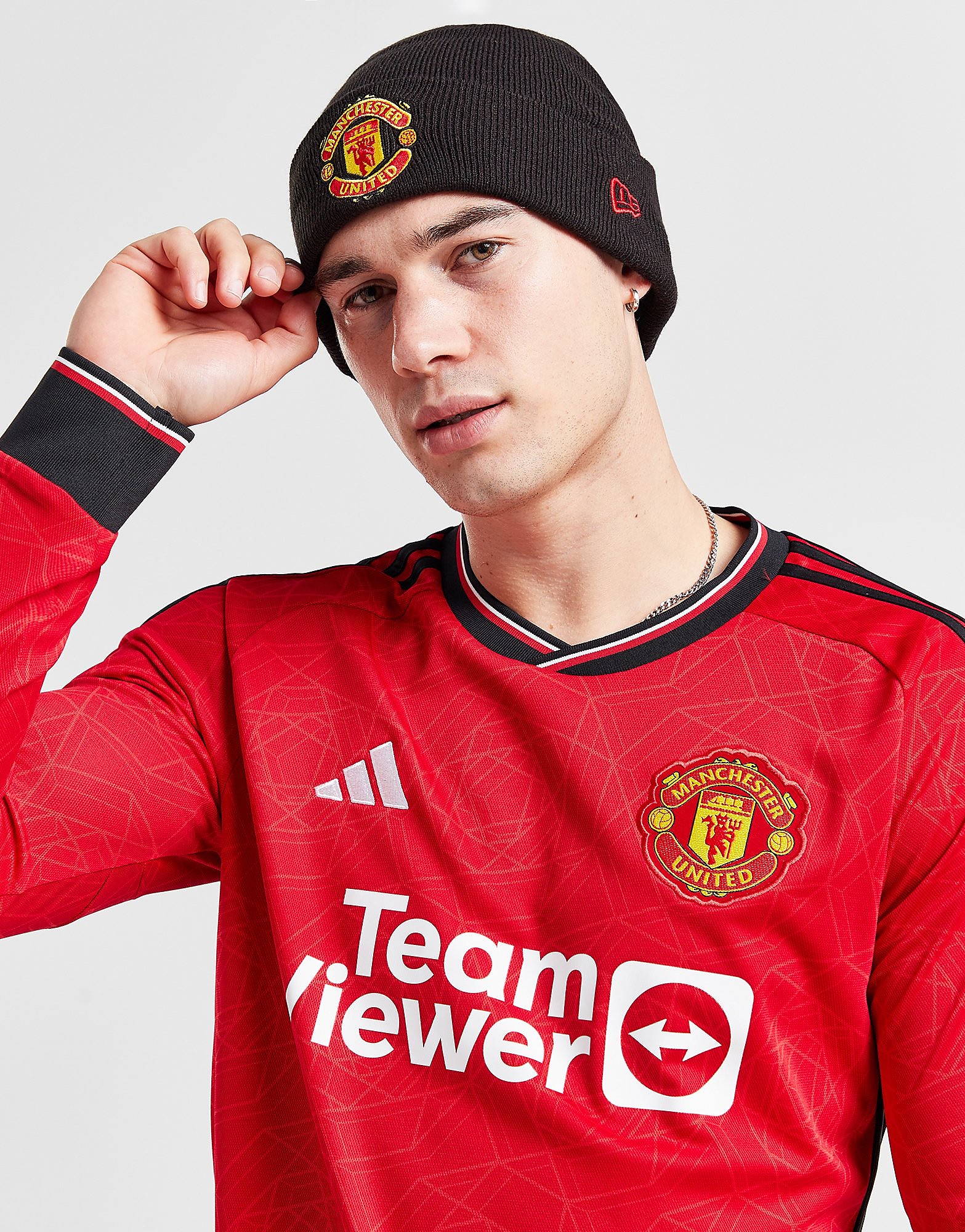 

New Era Manchester United Knit Beanie - Black - Kids, Black