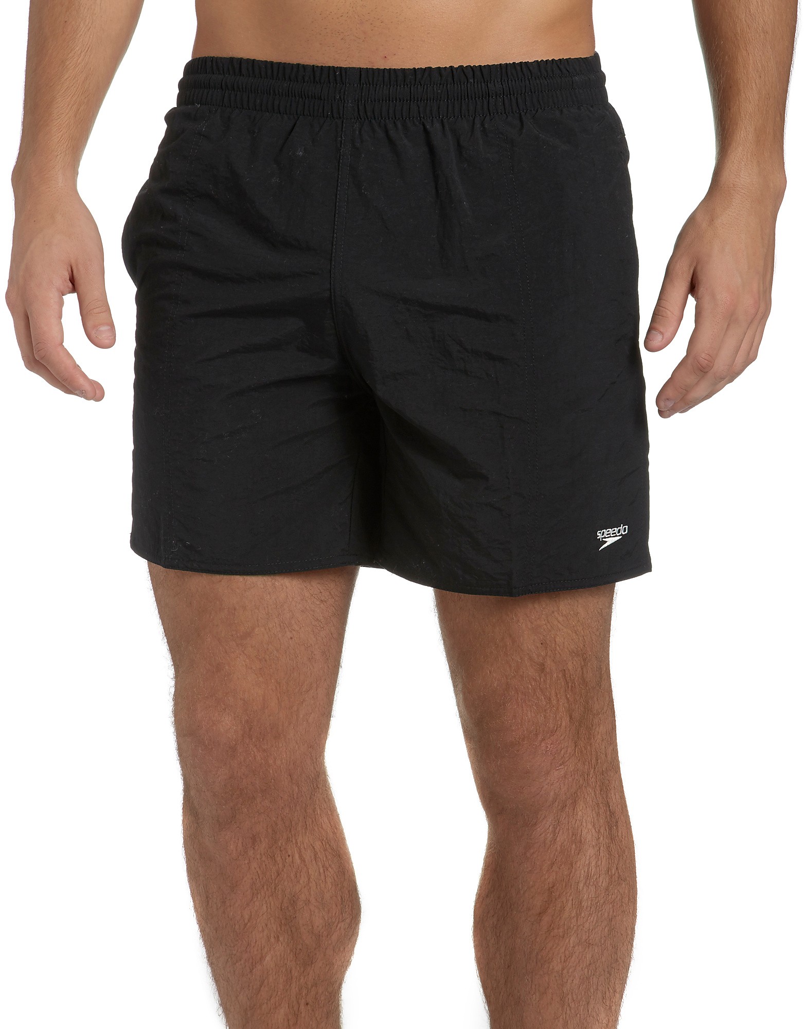 

Speedo Solid Lesiure Shorts - Black - Mens, Black