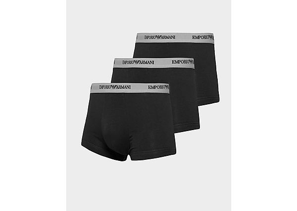Emporio Armani Loungewear Pack 3 Boxer Homme - Black, Black