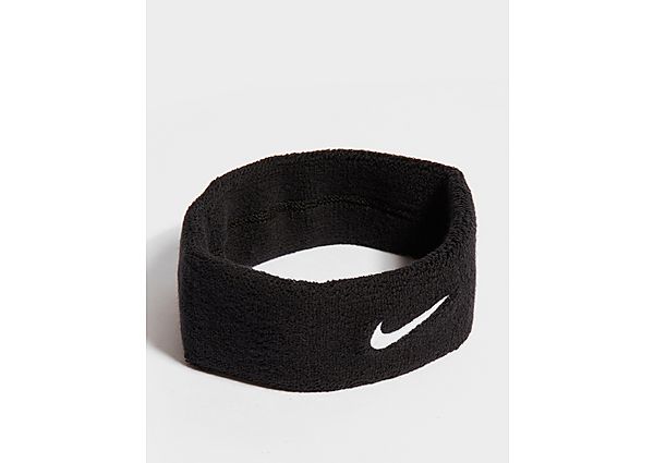 Nike Swoosh Headband - Black/White - Womens, Black/White