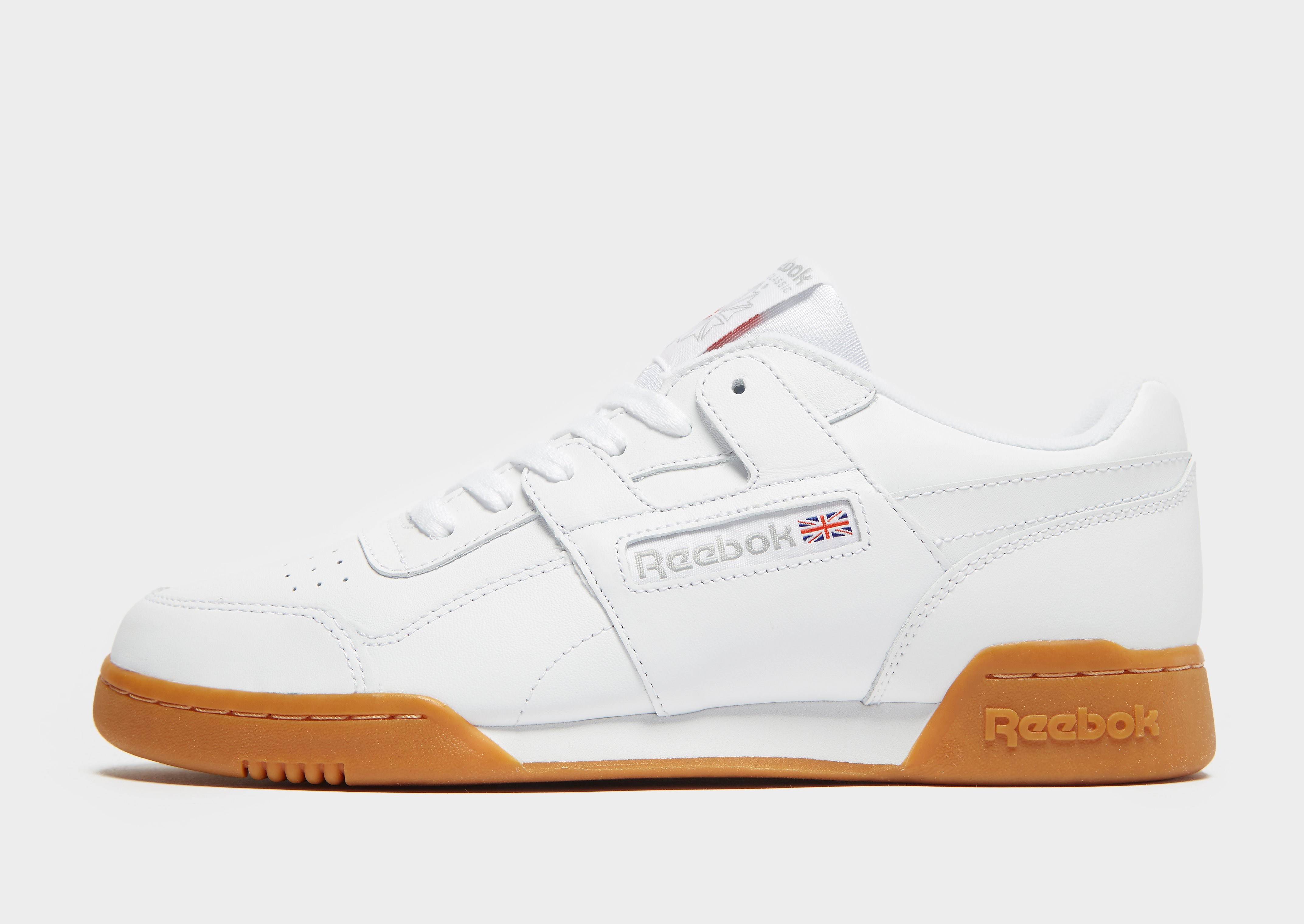 

Reebok Workout Plus - White/Gum - Womens, White/Gum