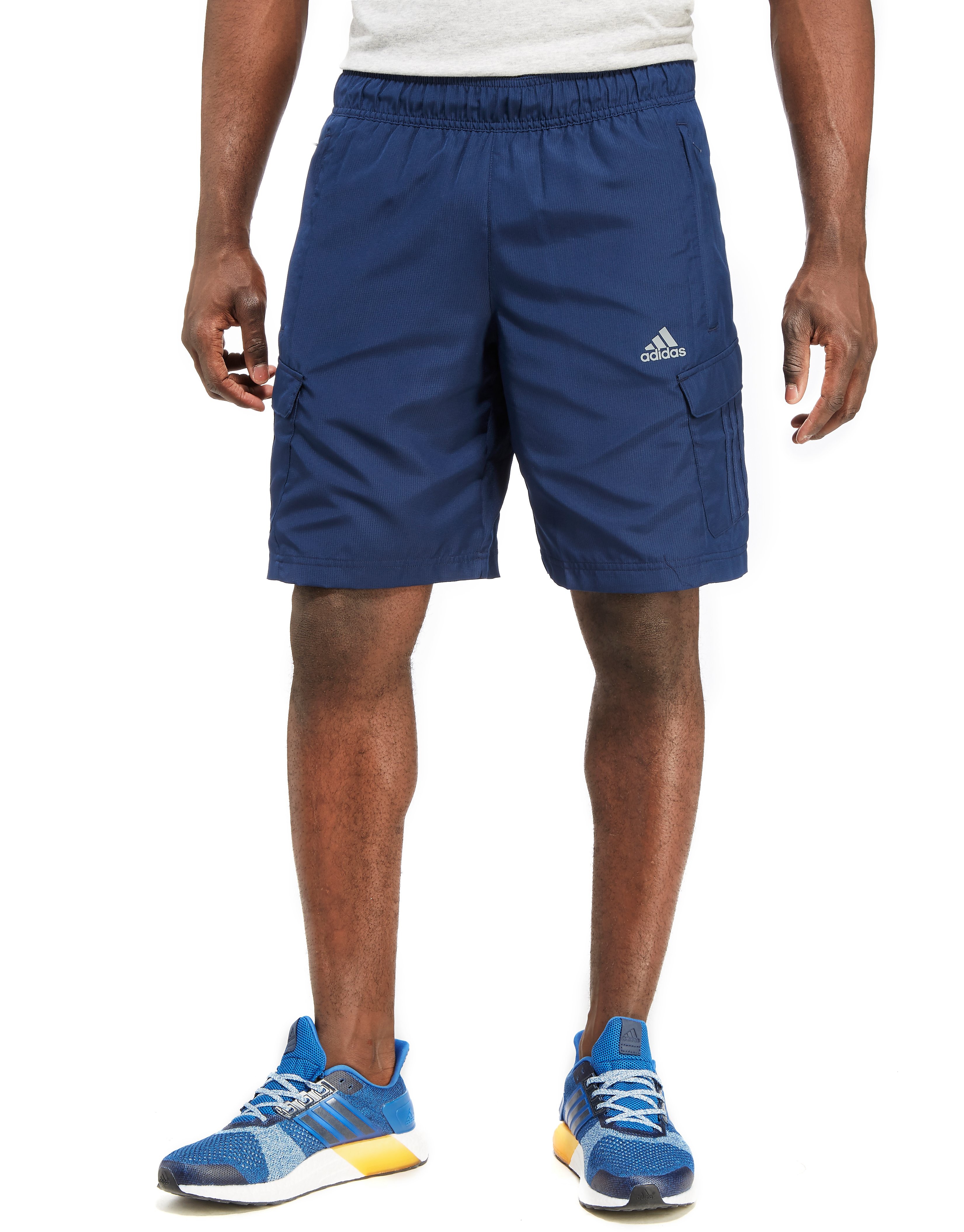 adidas Cargo Shorts - Navy - Mens - Sports King Store