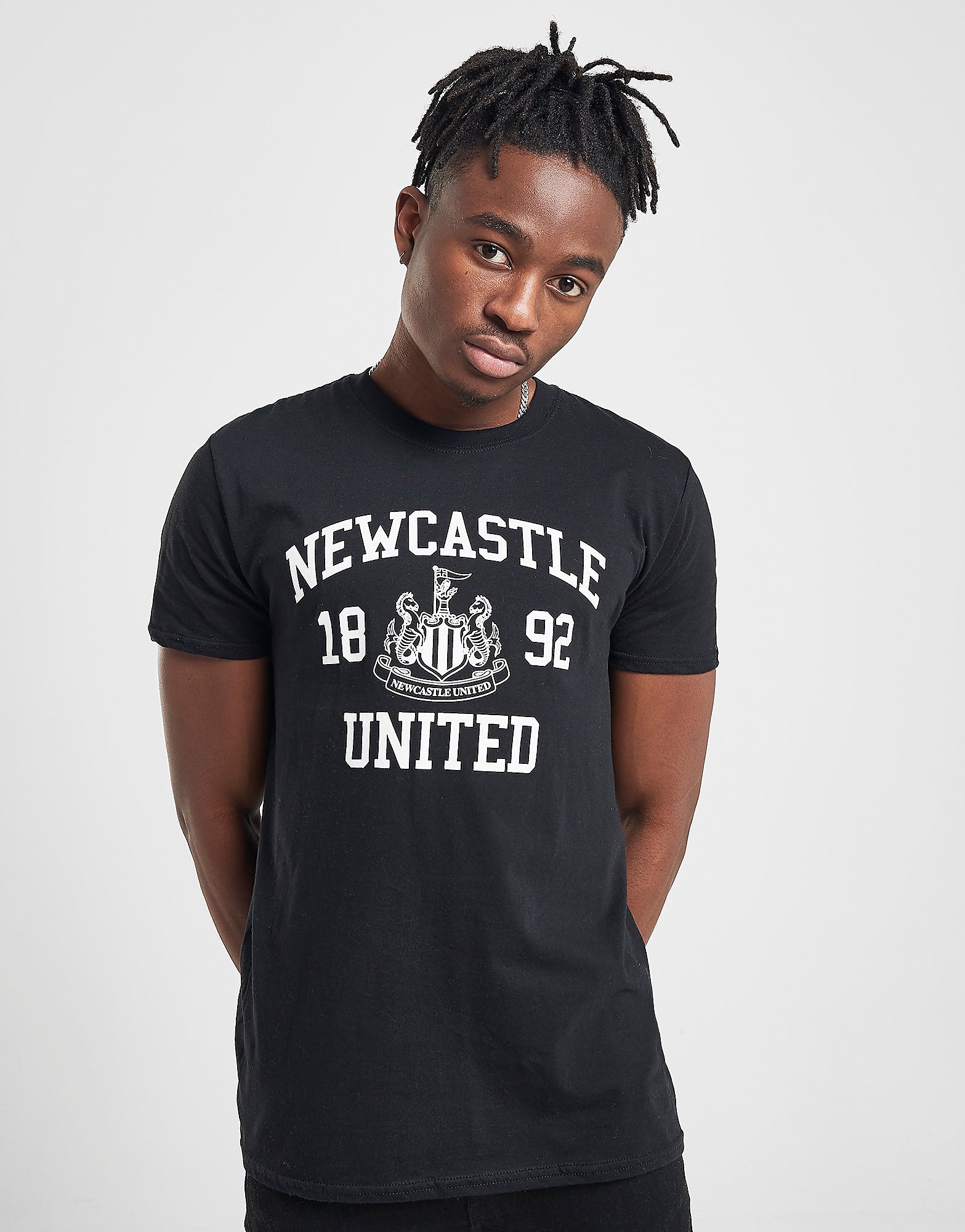 

Official Team Newcastle United T-Shirt - Black/White - Mens, Black/White