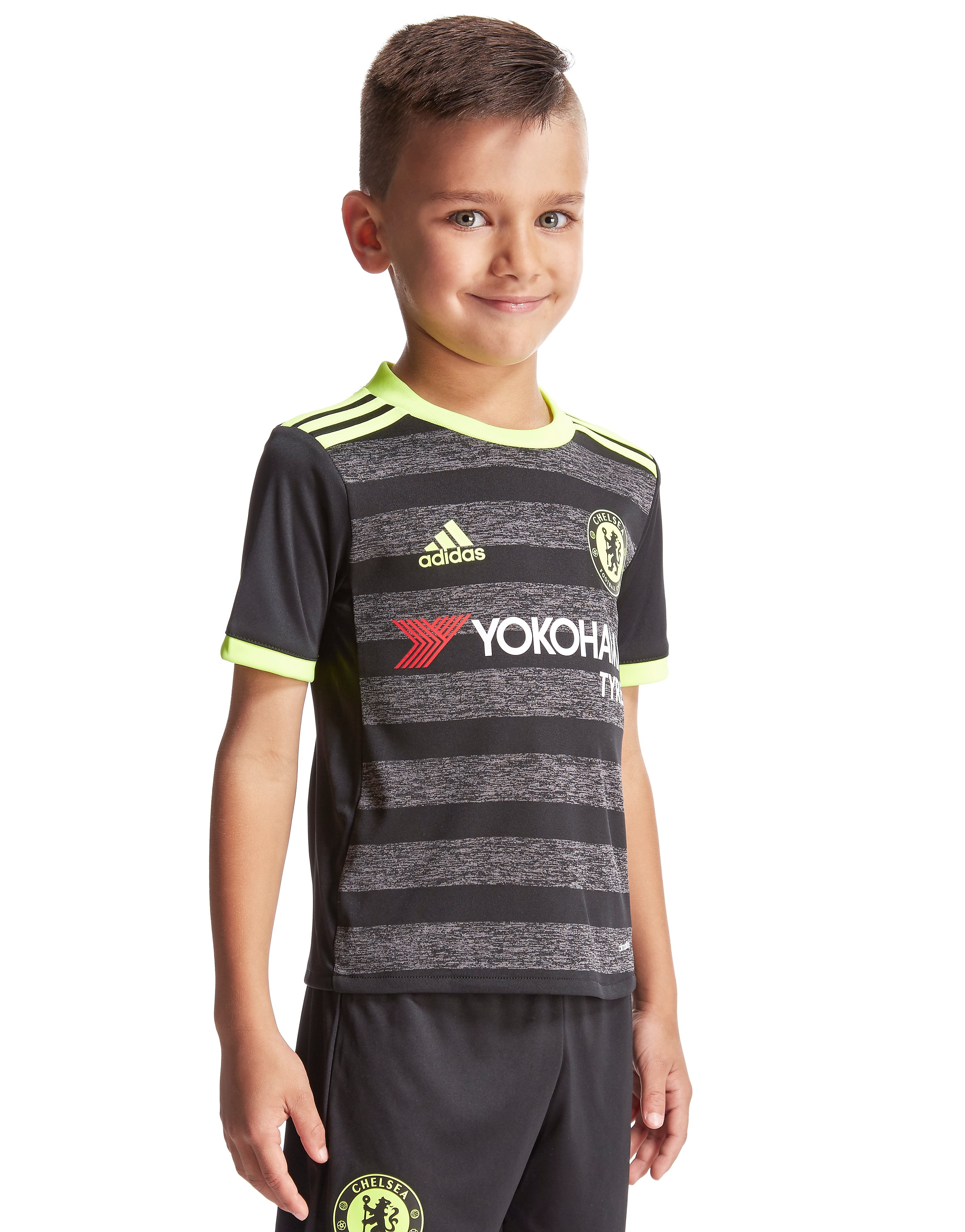Adidas Chelsea Fc 2016 17 Away Kit Children Black Yellow Kids Sports King Store