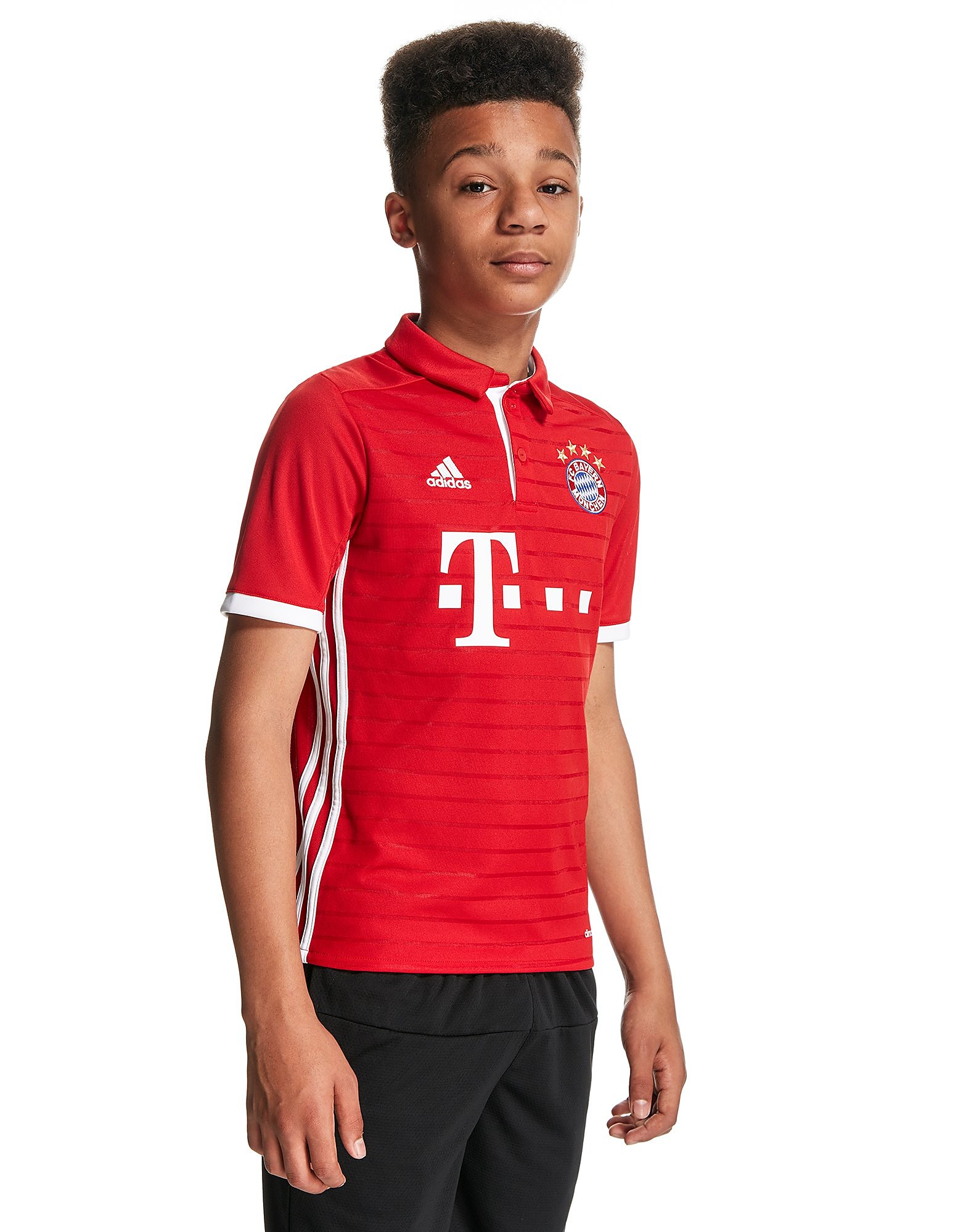 Adidas Fc Bayern Munich 2016 17 Home Shirt Junior Red White