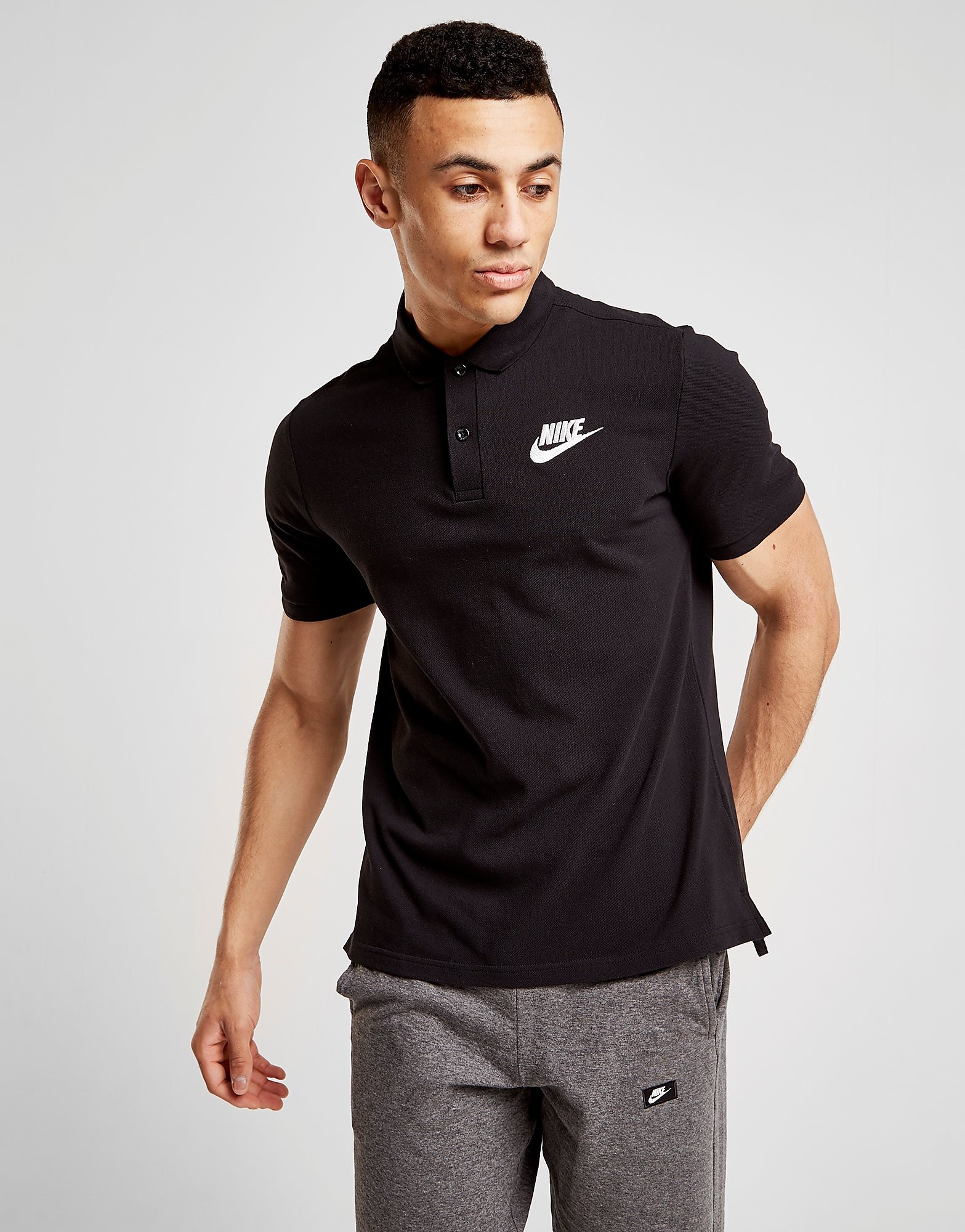 Nike Foundation Polo Pique Heren Zwart nike kopen in de aanbieding
