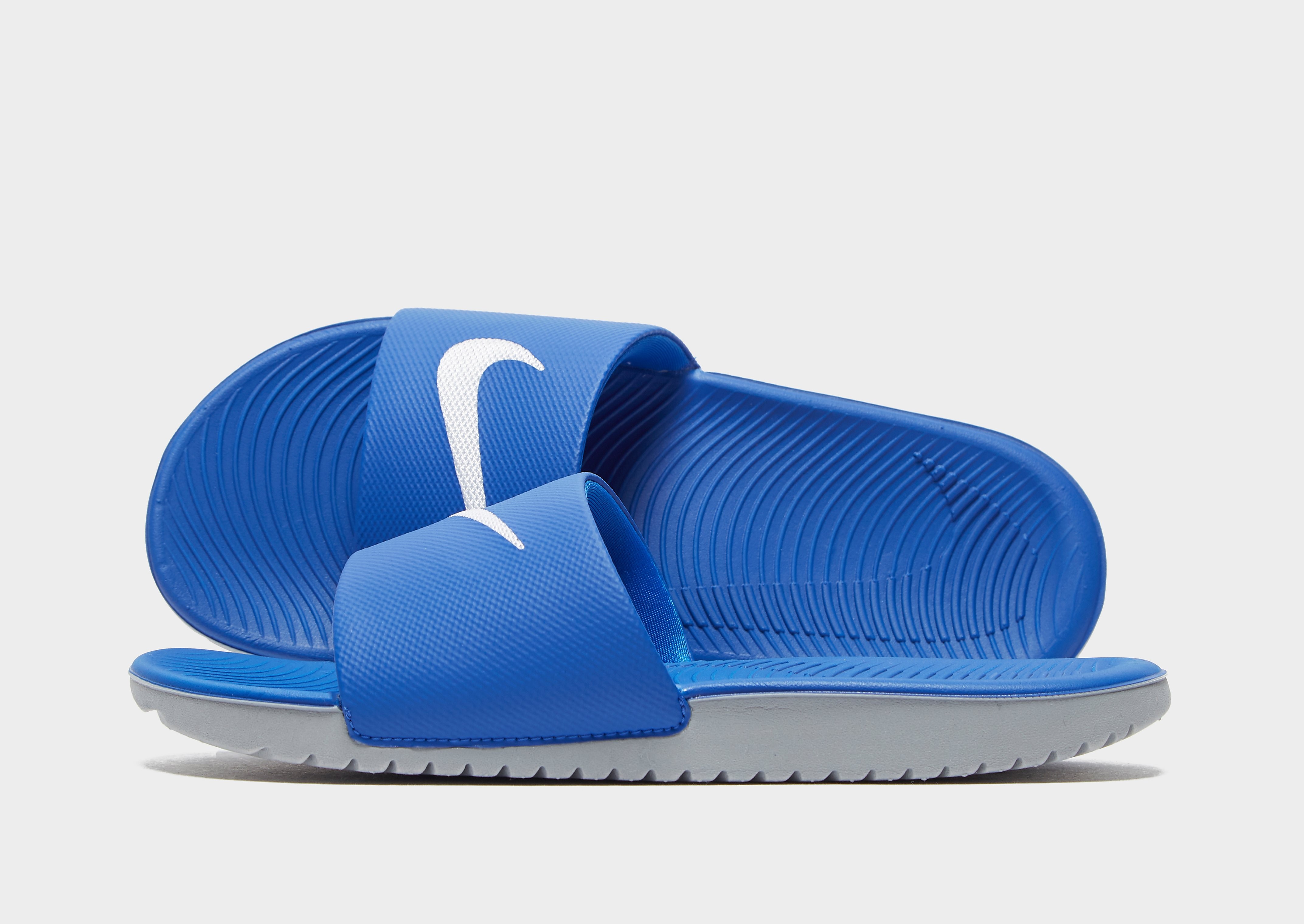 

Nike Kawa Slides Junior - BLUE - Kids, BLUE