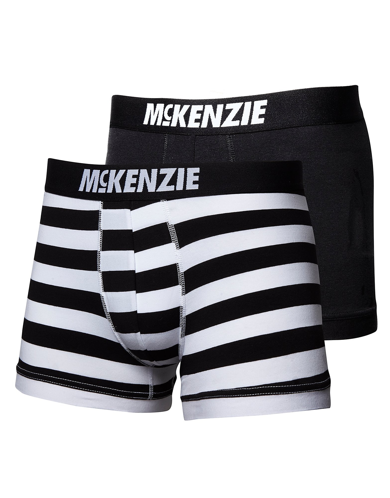 

McKenzie Sull 2 Pack Boxers - Only at JD - Black/White - Mens, Black/White