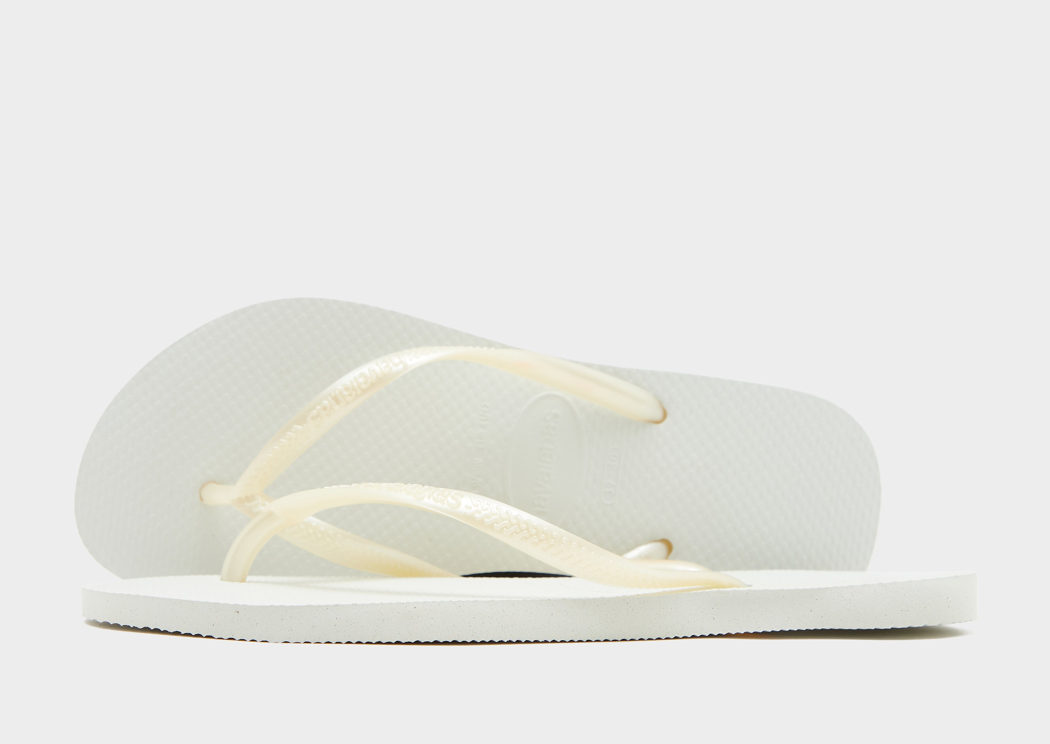 

Havaianas Slim Flip Flops Women's - White, White