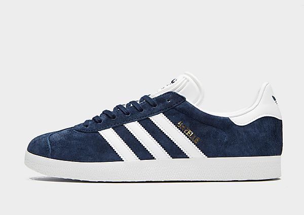 adidas Originals Baskets Gazelle Homme - Collegiate Navy / White / Gold Metallic, Collegiate Navy /