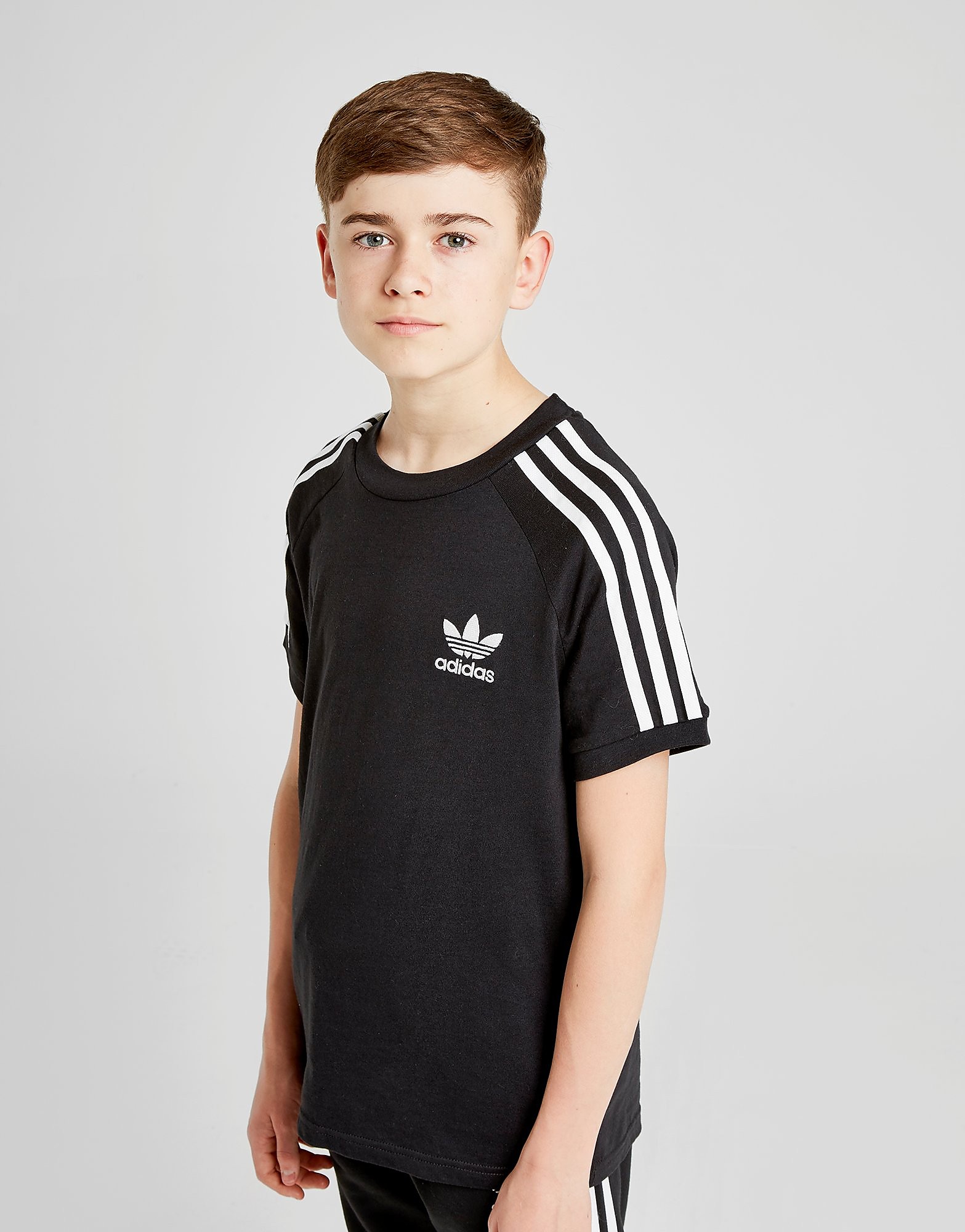

adidas Originals California T-Shirt Junior - Black/White - Kids, Black/White