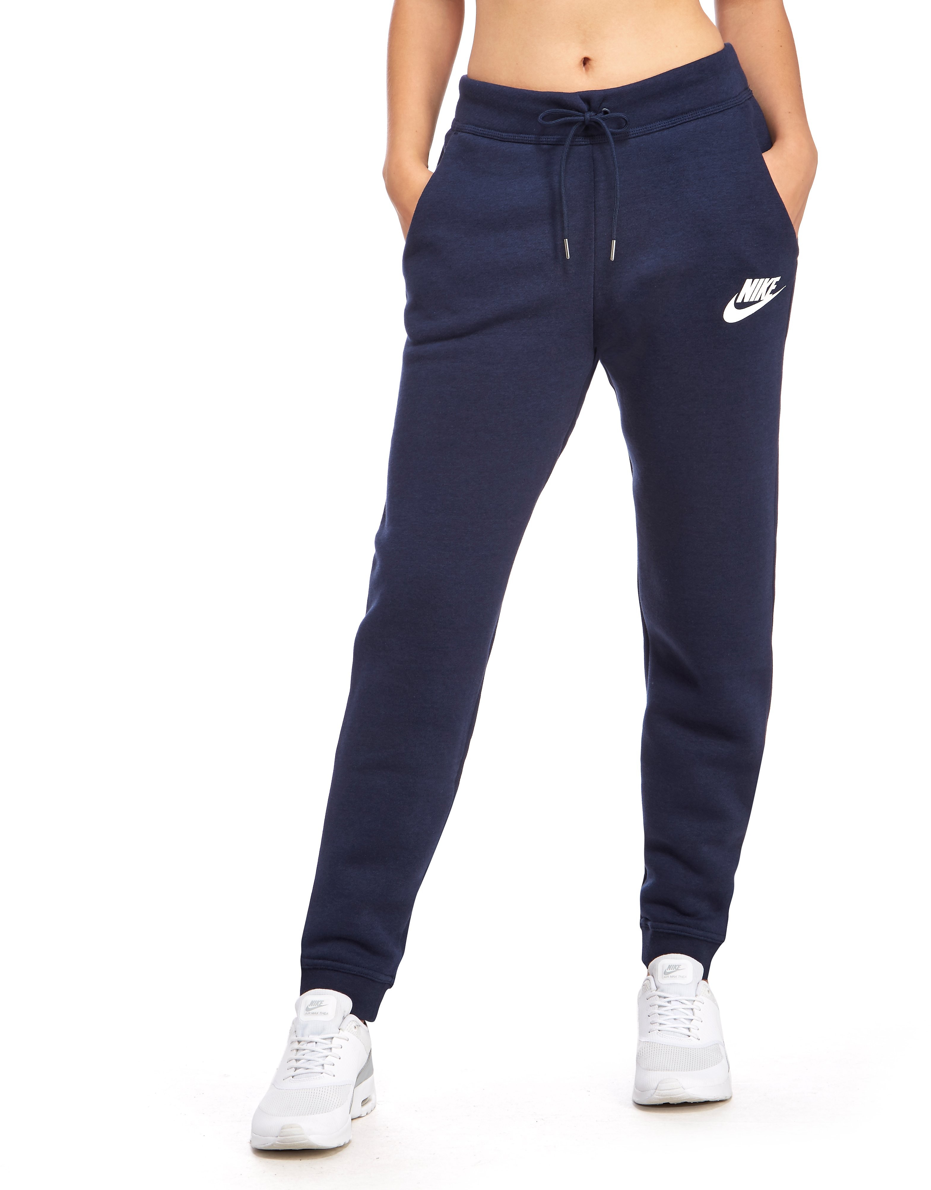 Nike Rally Joggers - Navy/White - Womens, Navy/White
