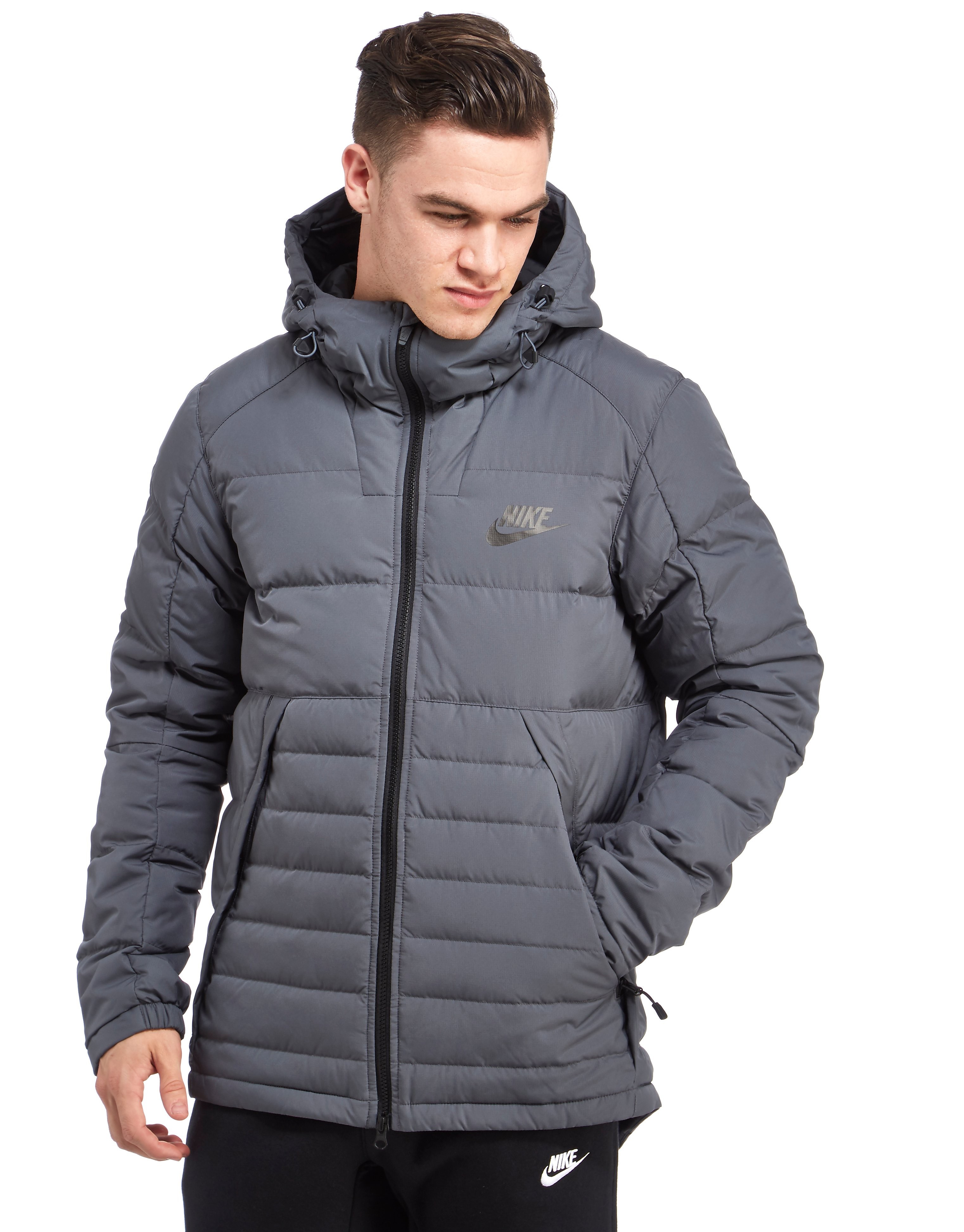 Nike Padded Down Jacket - Grey - Mens - Sports King Store