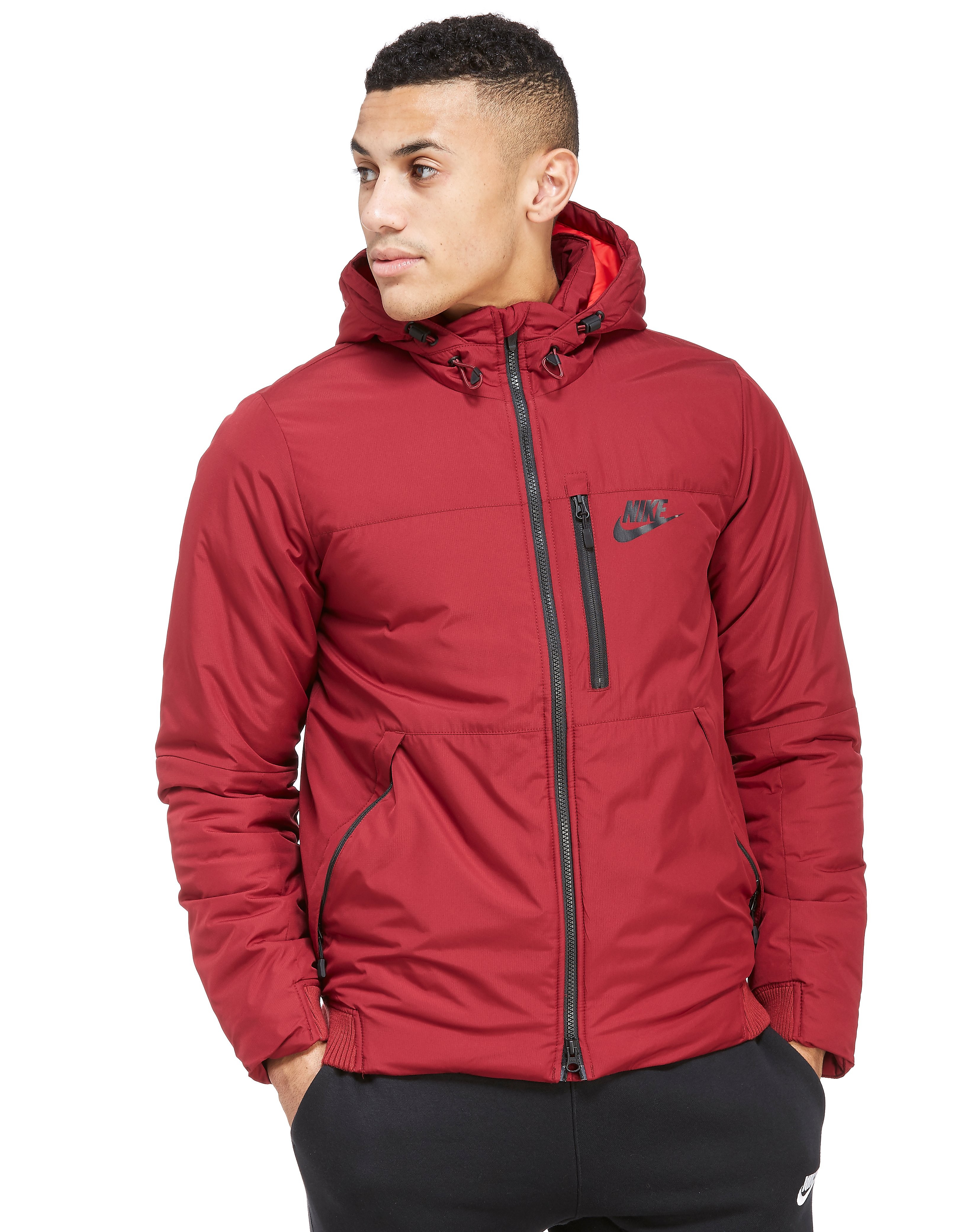 Nike Hooded Jacket - Red - Mens - Sports King Store