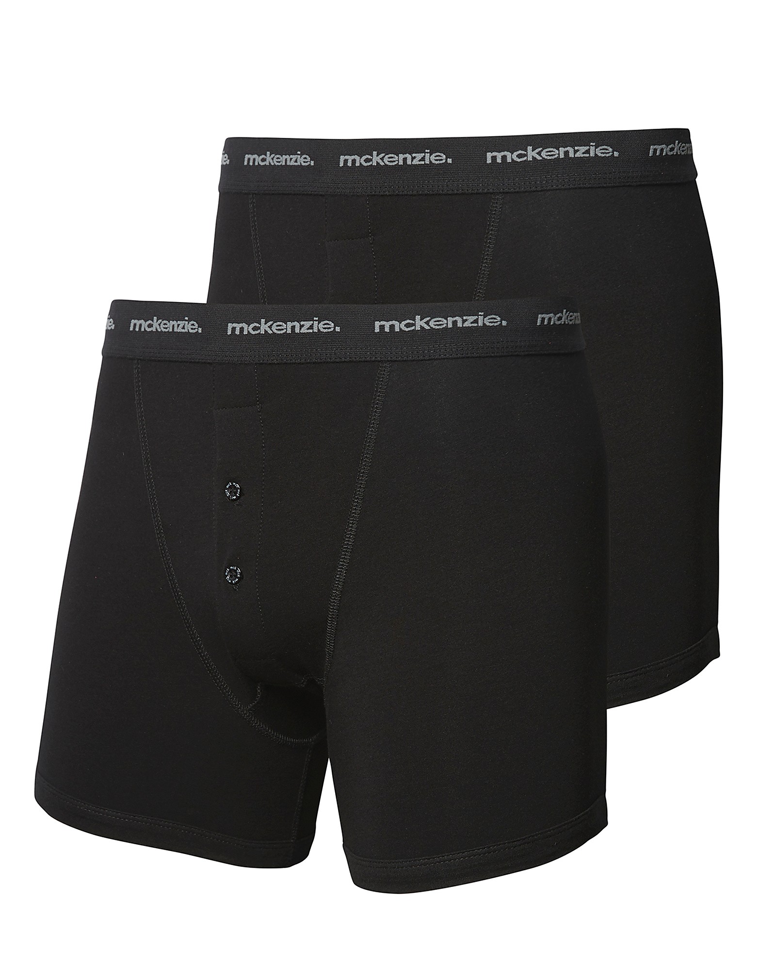 

McKenzie 2 Pack Boxers - Only at JD - Black - Mens, Black