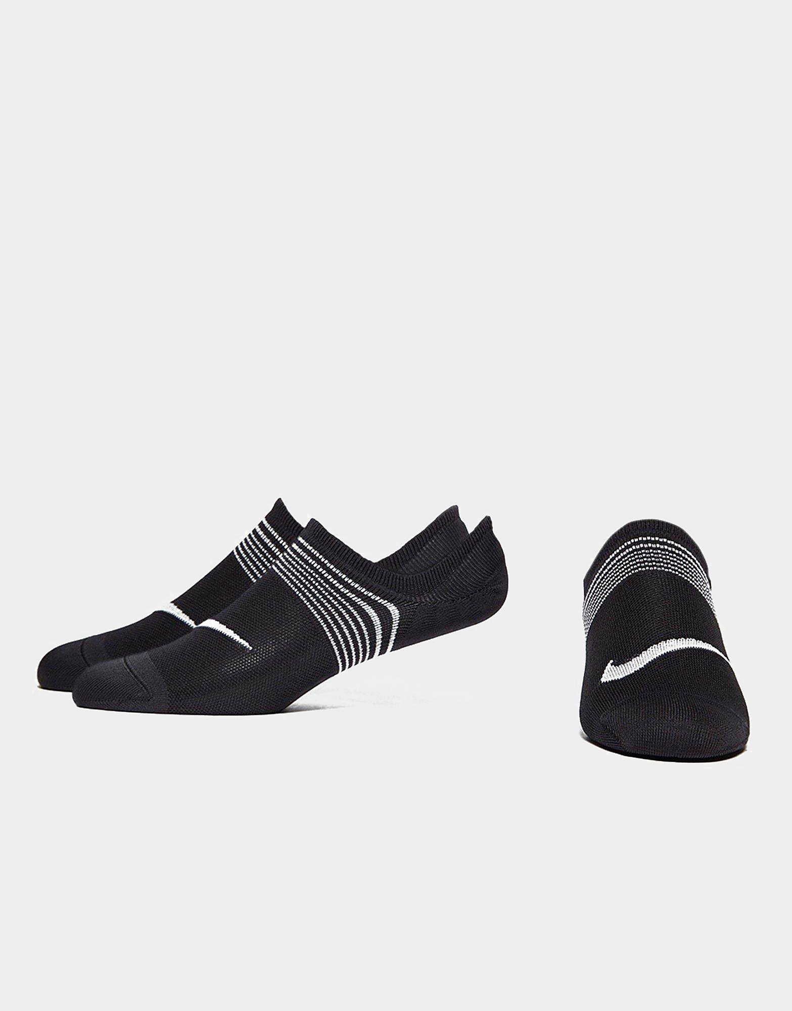 

Nike 3 Pack Lightweight Socks - Black/White - Womens, Black/White