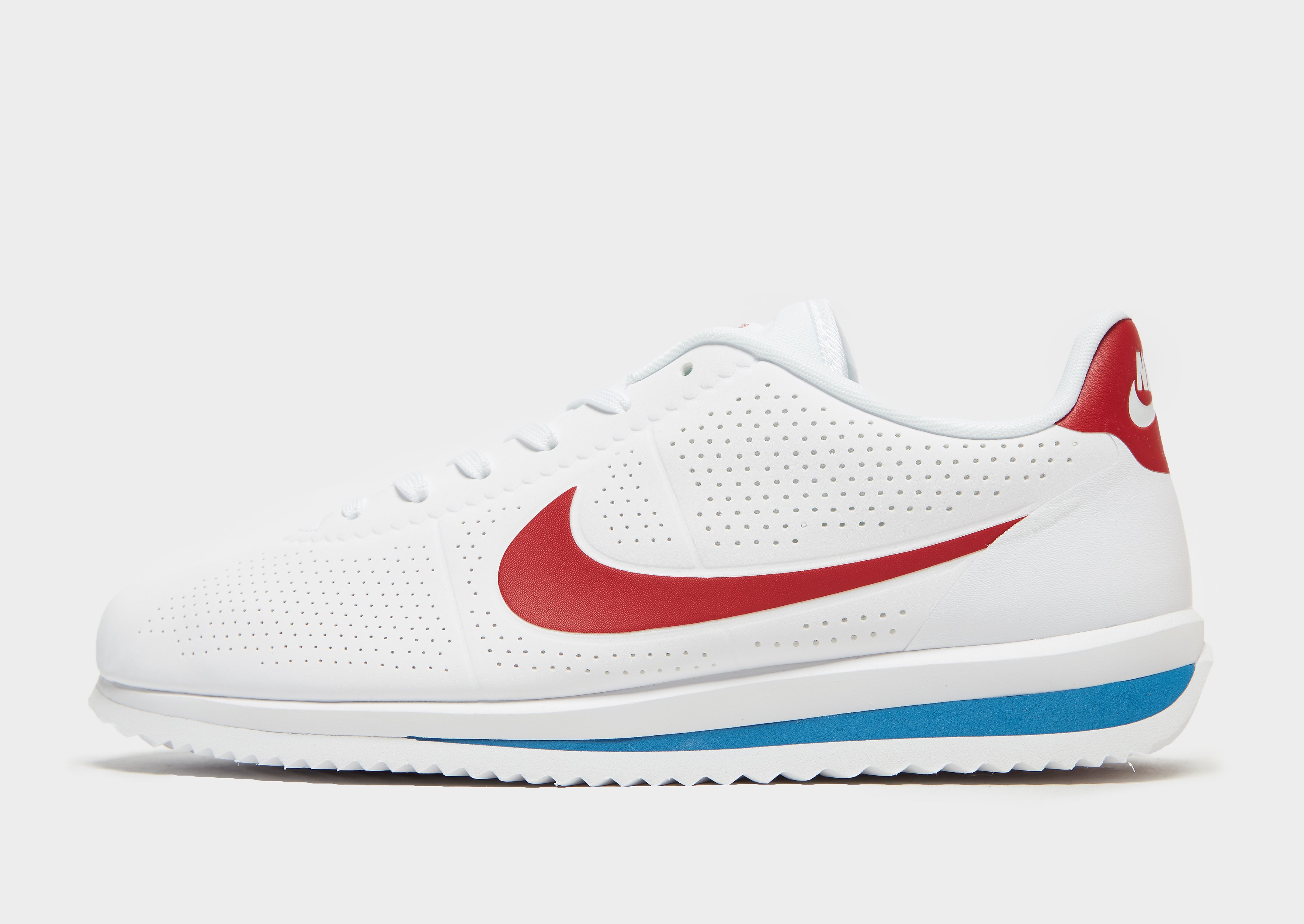 blue and red nike cortez