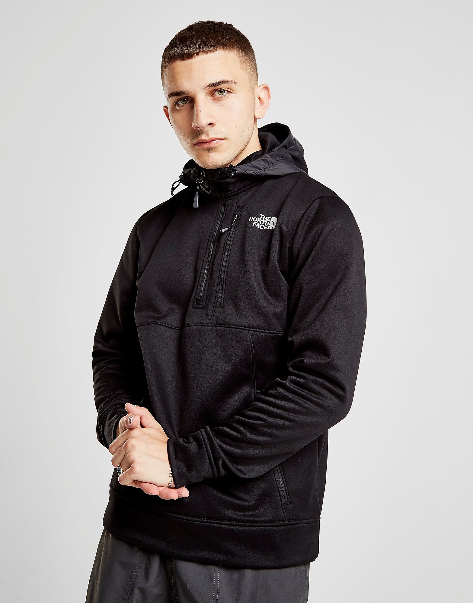 

The North Face Mittellegi 1/4 Zip Hoodie - Only at JD - Black - Mens, Black