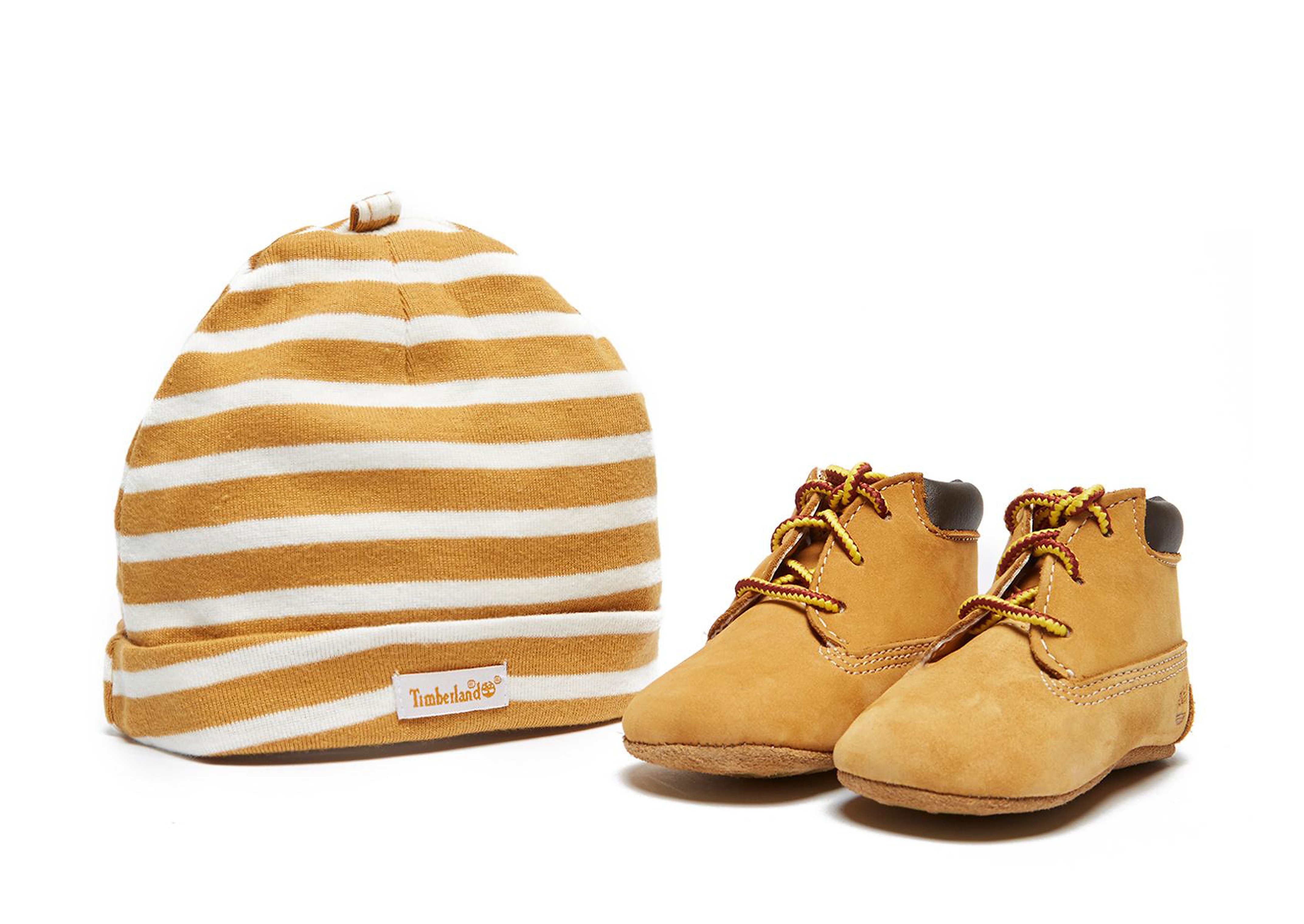 

Timberland Bootie & Hat Set Crib Infant - Brown - Kids, Brown