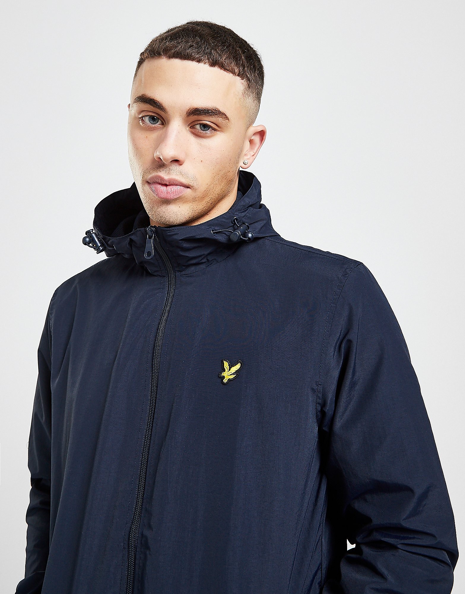 

Lyle & Scott Zip Through Hooded Core Jacket - Navy/Navy - Mens, Navy/Navy