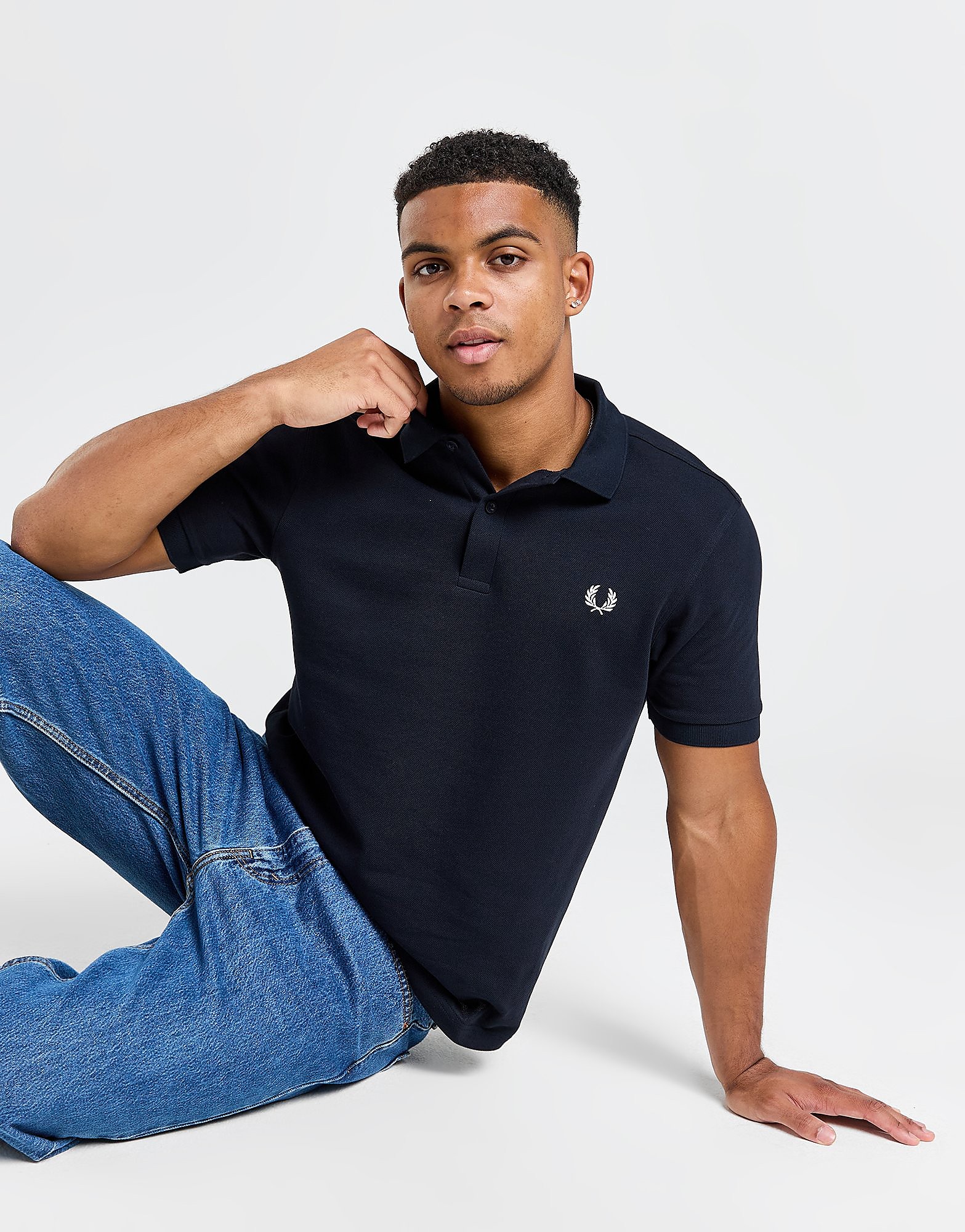

Fred Perry M6000 Short Sleeve Polo Shirt - Navy - Mens, Navy