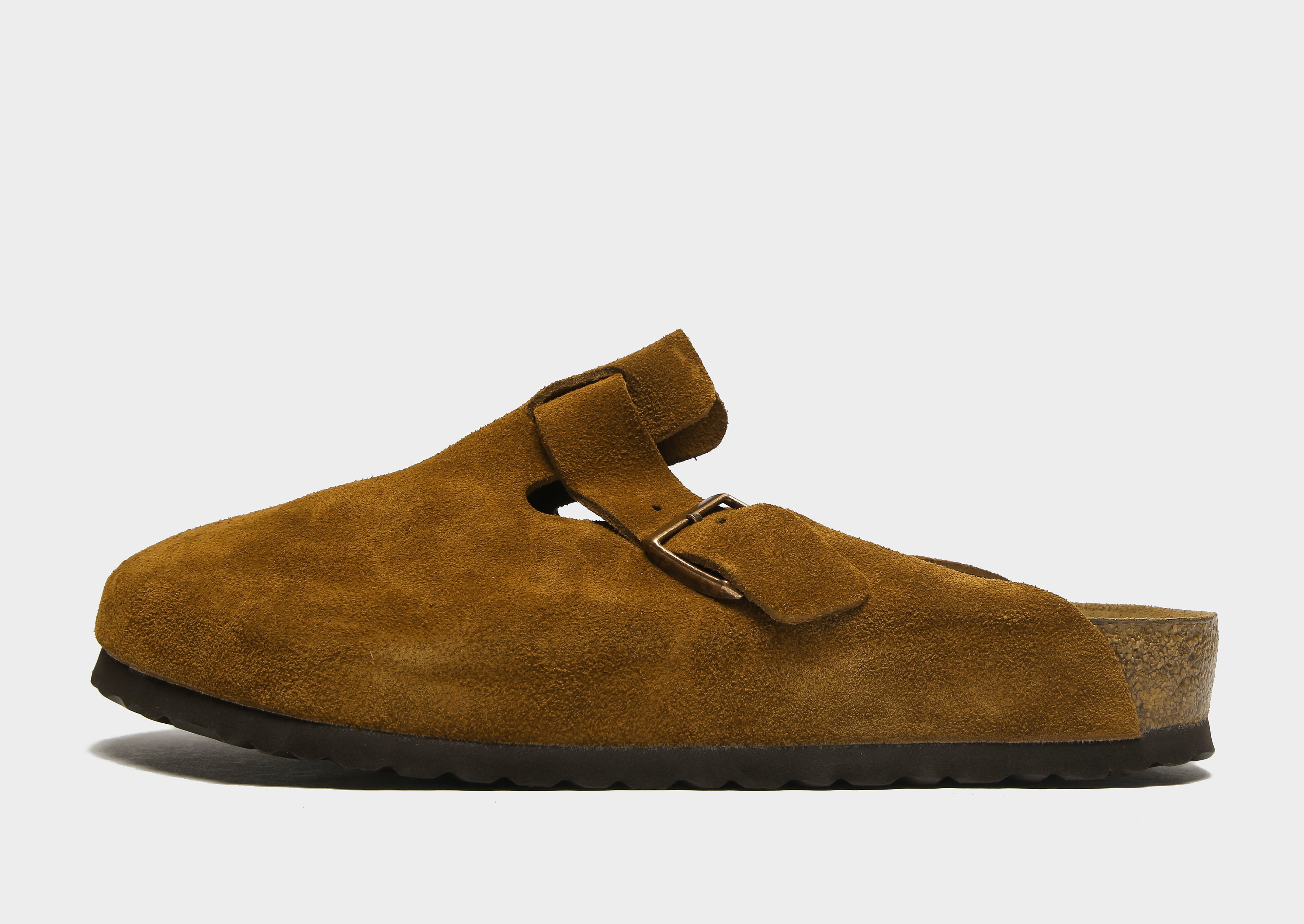 

Birkenstock Boston SFB - Brown/MINK/BLK - Mens, Brown/MINK/BLK