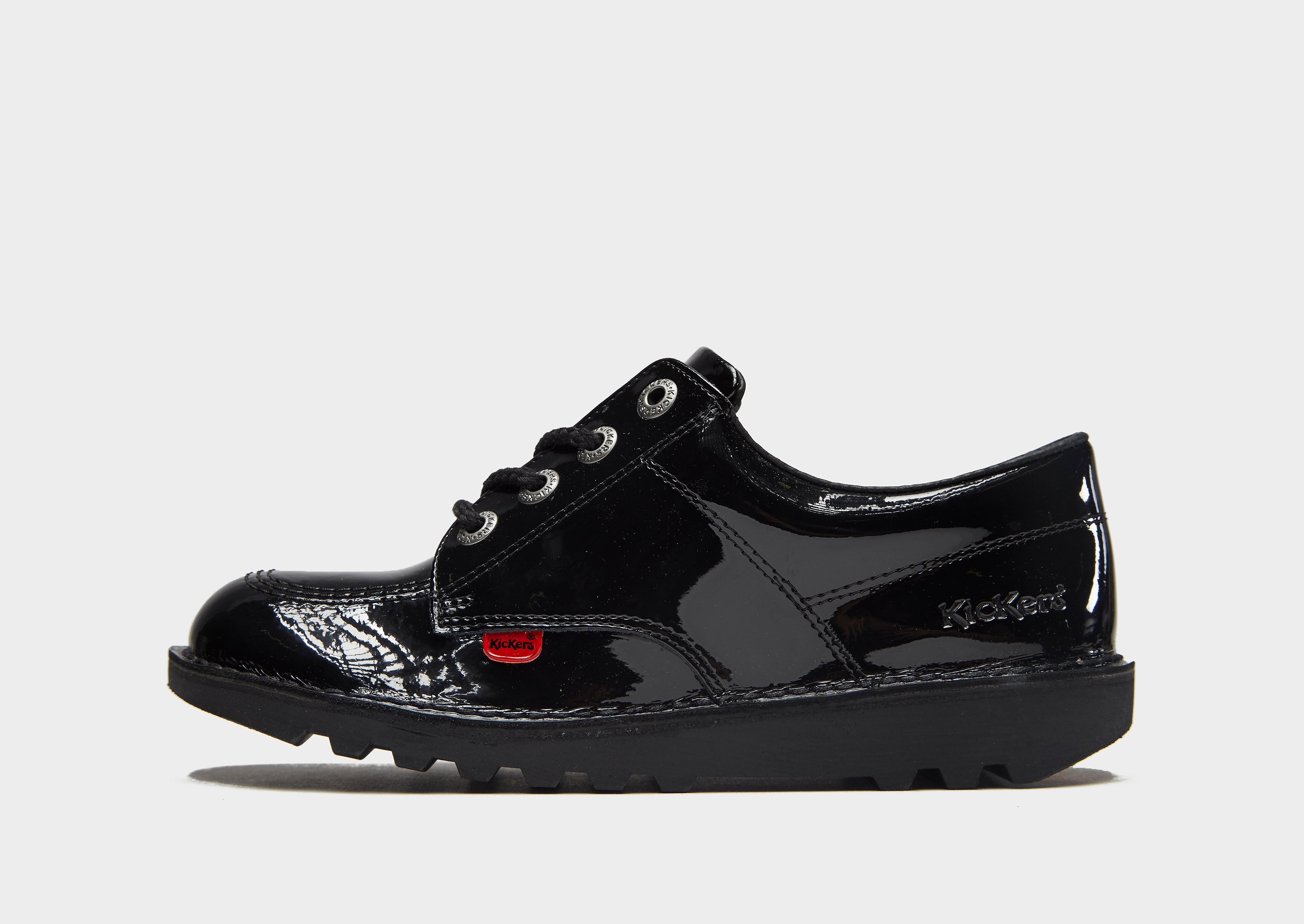 Kickers Kick Lo Patent Junior - Black - Kids, Black