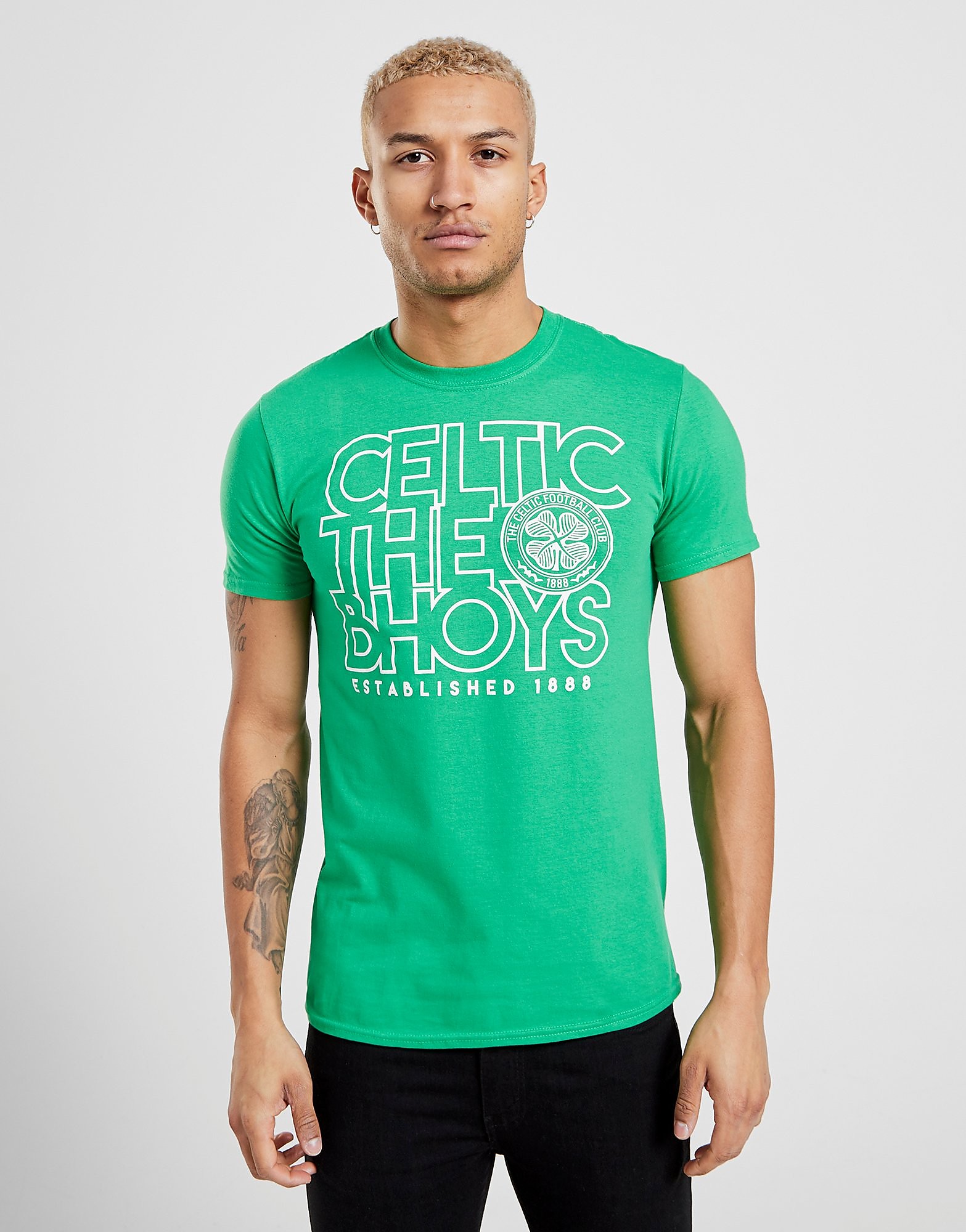 

Official Team Celtic The Bhoys T-Shirt - Green - Mens, Green