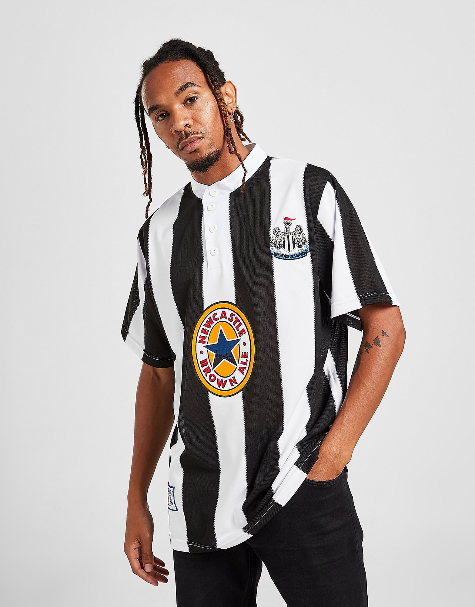 

Score Draw Newcastle United FC '96 Home Shirt - Black/White - Mens, Black/White