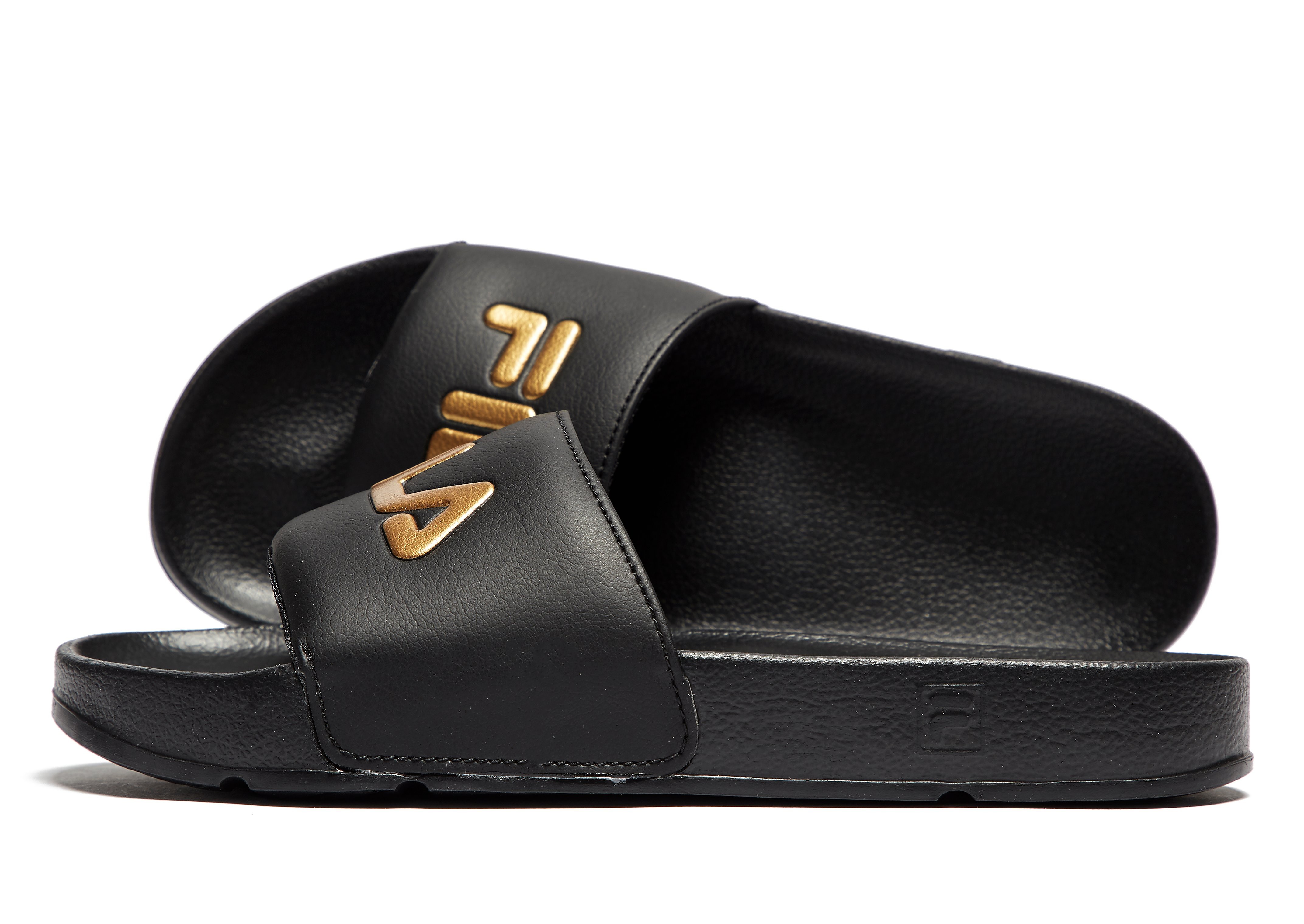 

Fila Drifter Slides Women's - Only at JD - Black/Gold, Black/Gold