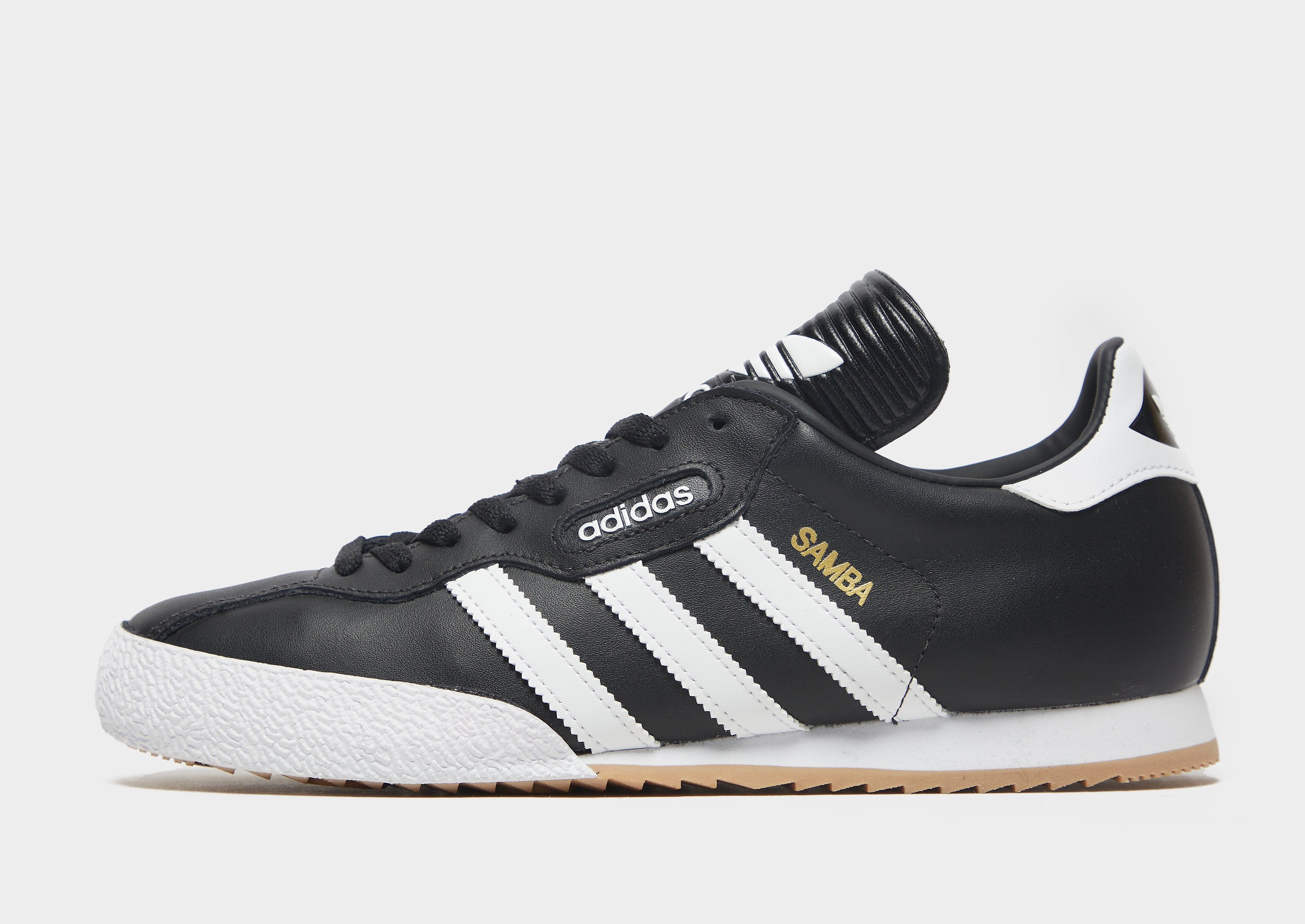 

adidas Originals Samba Super - Black / White / Black/White - Mens, Black / White / Black/White