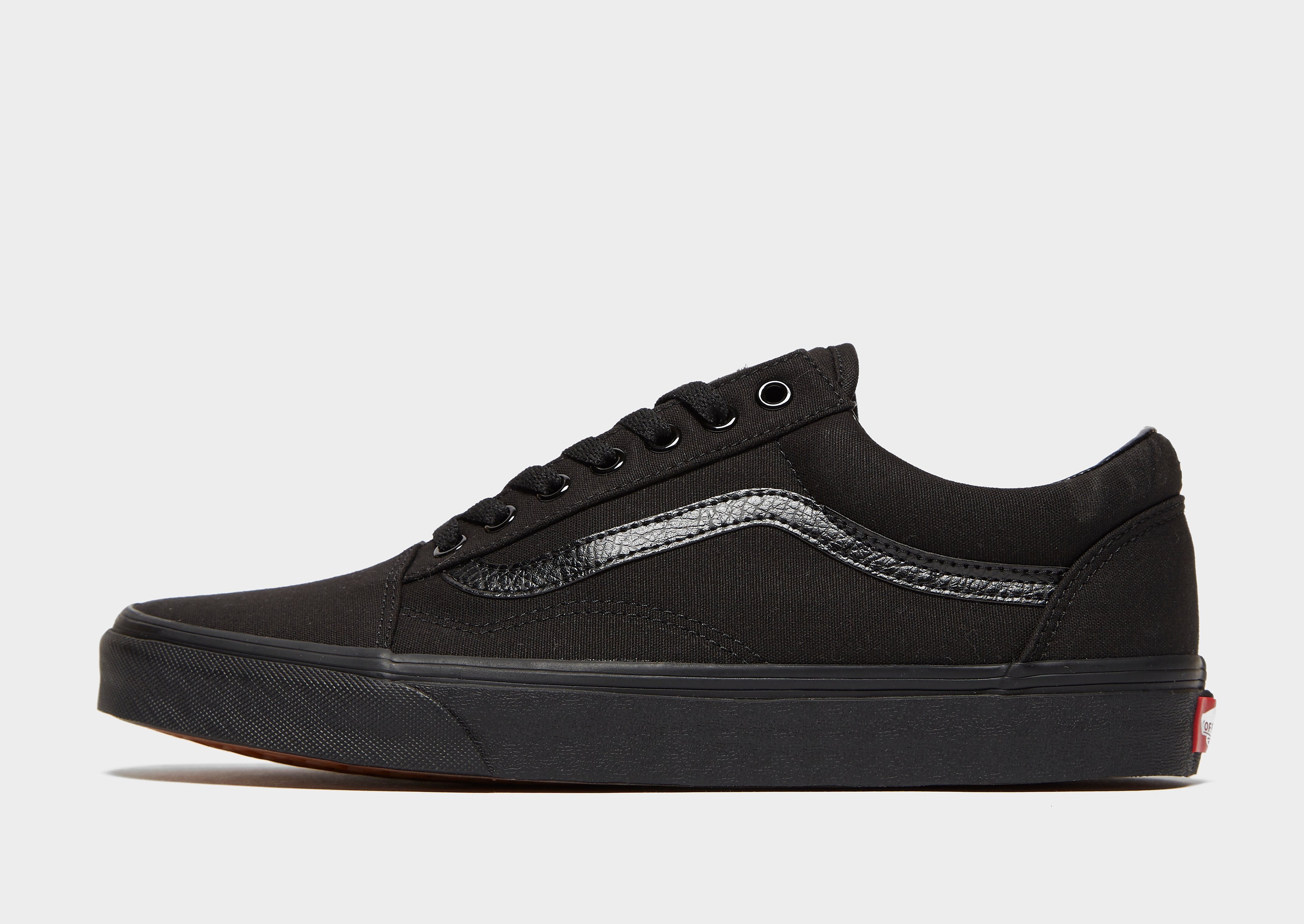 

Vans Old Skool - Black/Black - Mens, Black/Black