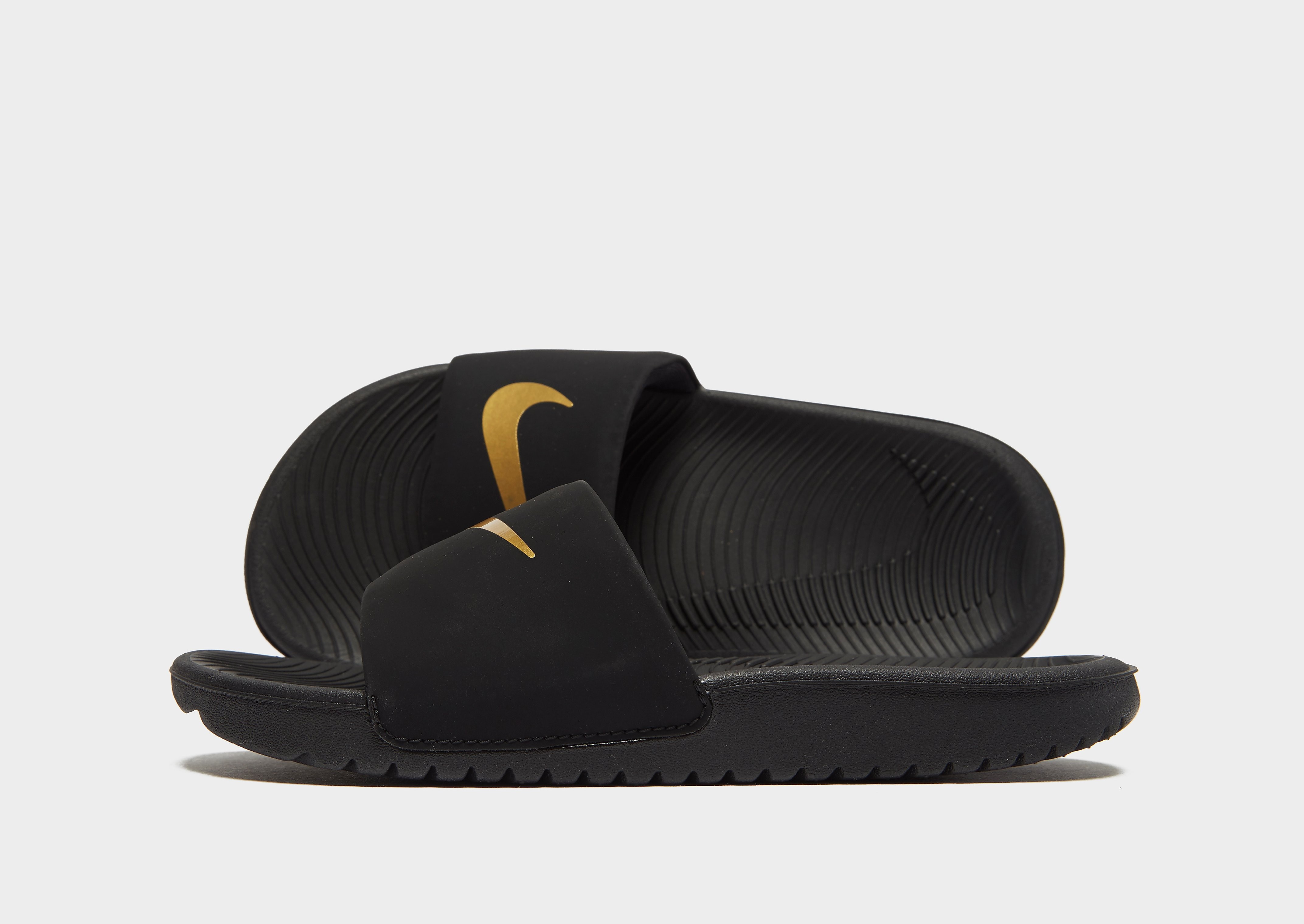 

Nike Kawa Slides Children - BLACK/Gold - Kids, BLACK/Gold